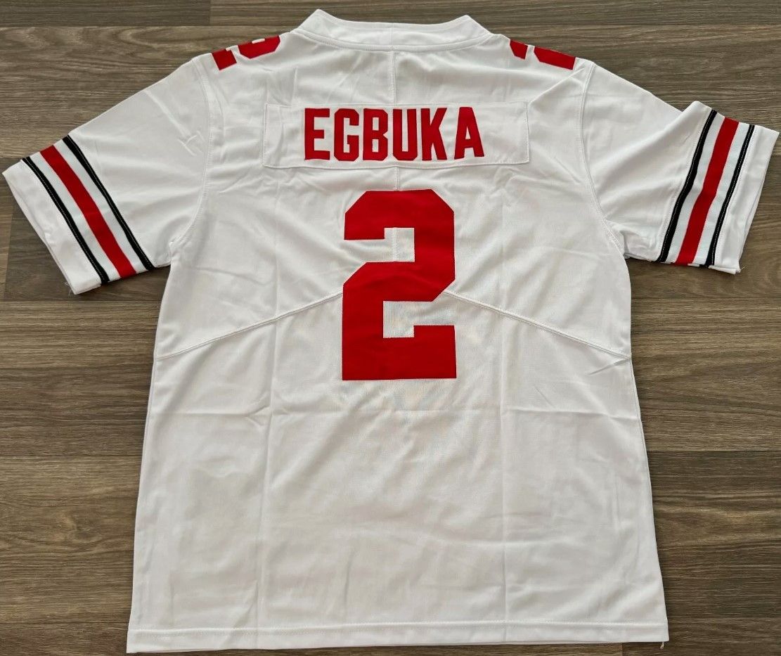 Other Men's Emeka Egbuka Ohio State Cotton Bowl White Jersey Size US S / EU 44-46 / 1 - 1 Thumbnail
