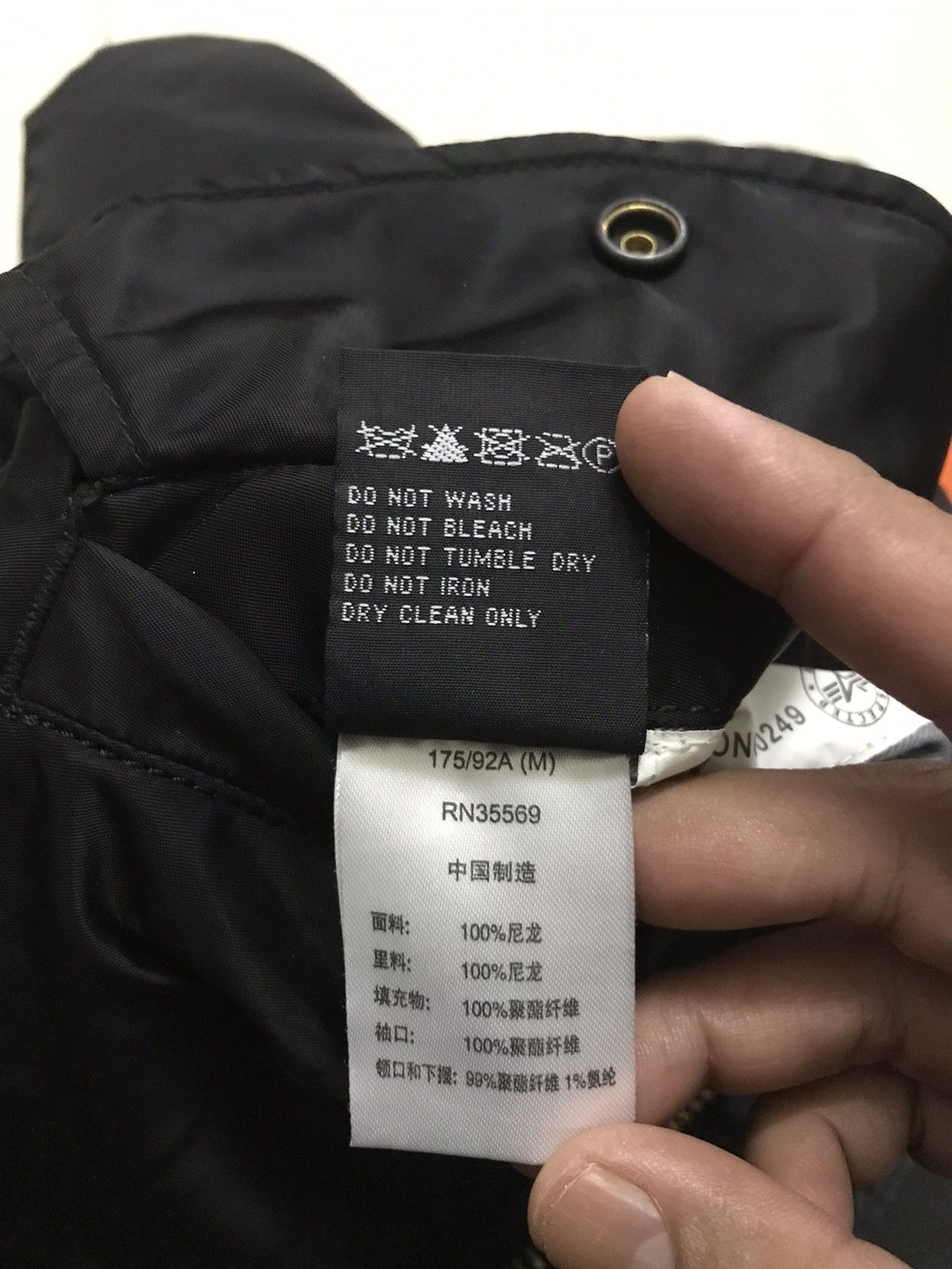 Alpha Industries MA-1 JACKET FLYER’S MAN INTERMEDIATE Size US M / EU 48-50 / 2 - 19 Thumbnail