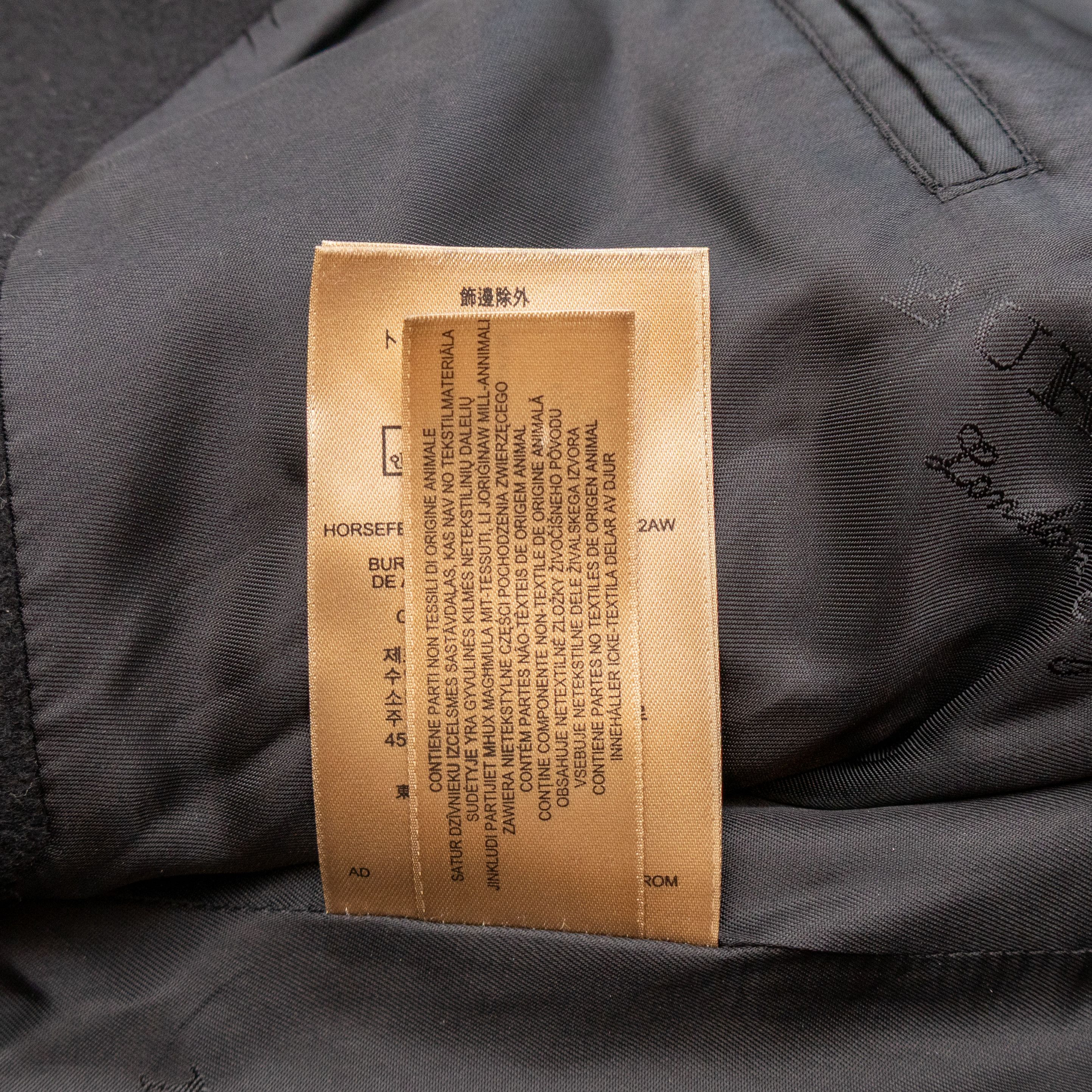 Burberry Burberry London Black Wool Cashmere Overcoat Mens Size 52 Size US L / EU 52-54 / 3 - 10 Thumbnail