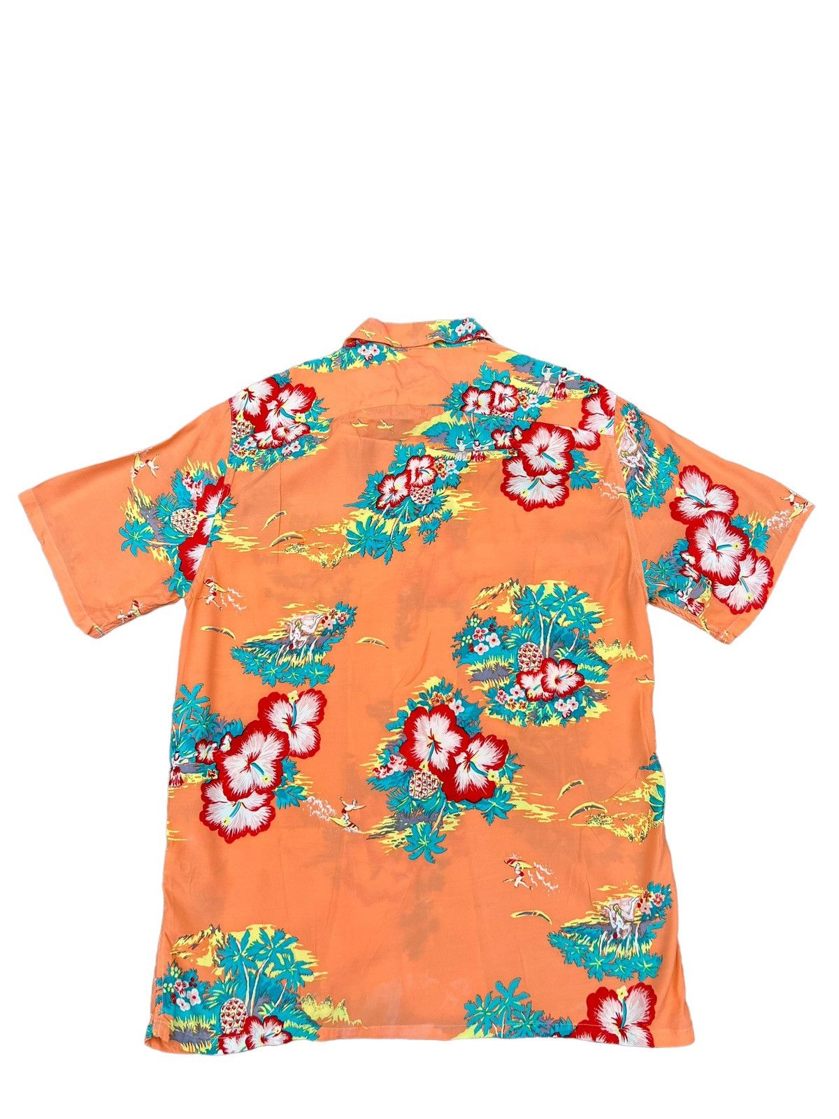 Blue Blue Japan Blue Blue Aloha Japan 100% Rayon Hawaiian Shirt Size US S / EU 44-46 / 1 - 2 Thumbnail