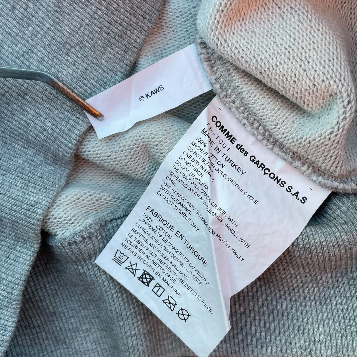 Comme des Garcons SHIRT × Kaws Comme des Garcons Shirt x KAWS Printed Popover Hoodie Size US L / EU 52-54 / 3 - 7 Thumbnail