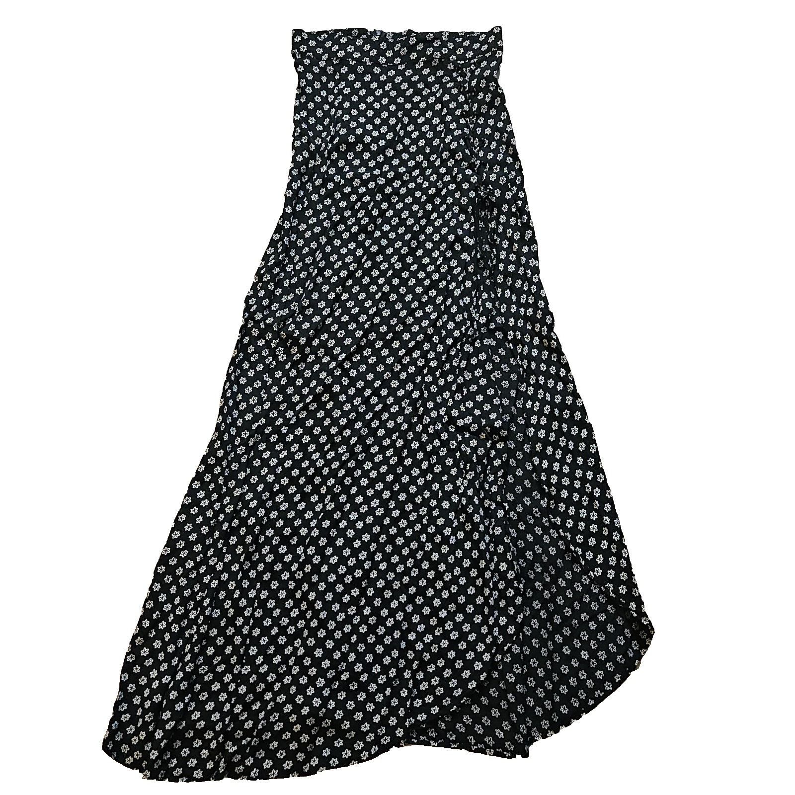 Other Flynn Skye Presley Wish Upon A Star Black Slit Maxi Skirt Re Size 30" / US 8 / IT 44 - 3 Thumbnail
