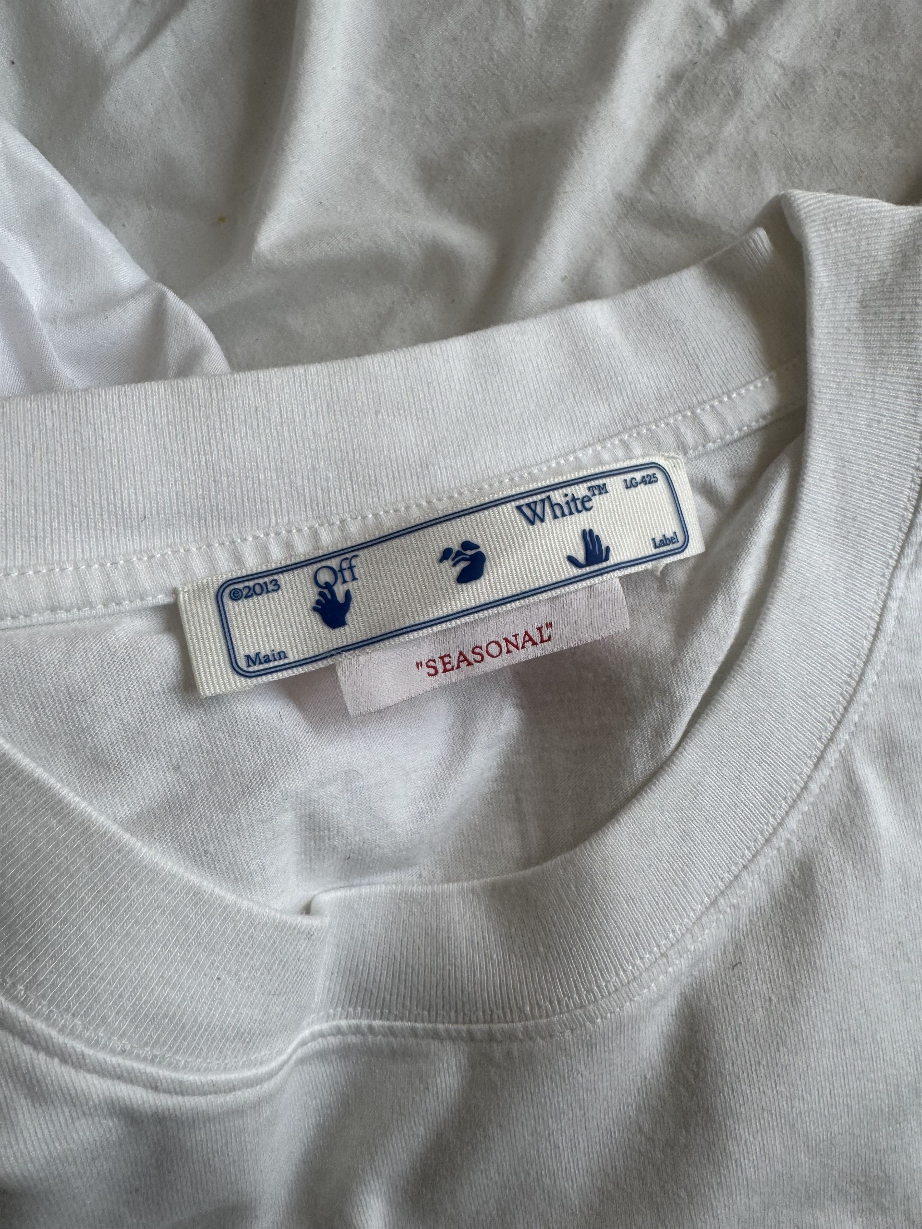 Off-White Blue arrow metallic shirt Size US XXL / EU 58 / 5 - 2 Thumbnail