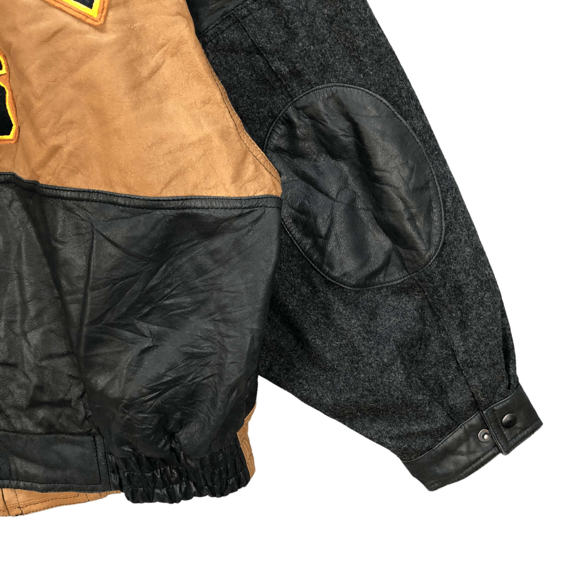 Japanese Brand J ELKINS BY ALAMO UOMO UCLA BRUINS WOOL LEATHER JACKET #6343 Size US XL / EU 56 / 4 - 4 Thumbnail