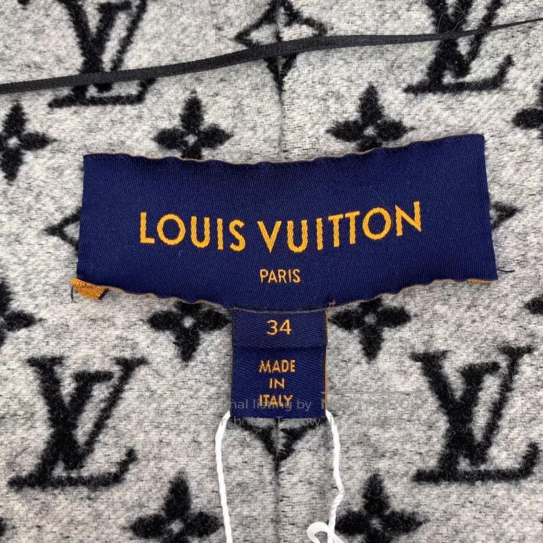 Louis Vuitton Louis Vuitton Black lining logo, full print, sheep wool ho Size XXS / US 00 / IT 34 - 5 Thumbnail