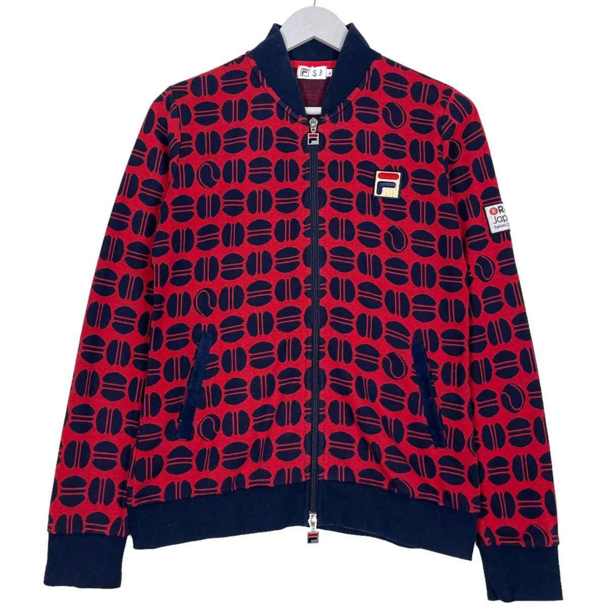 Edition Japan × Fila × Vintage 💥VINTAGE FILA BORG TENNIS ZIPPER JACKET Size S / US 4 / IT 40 - 1 Thumbnail