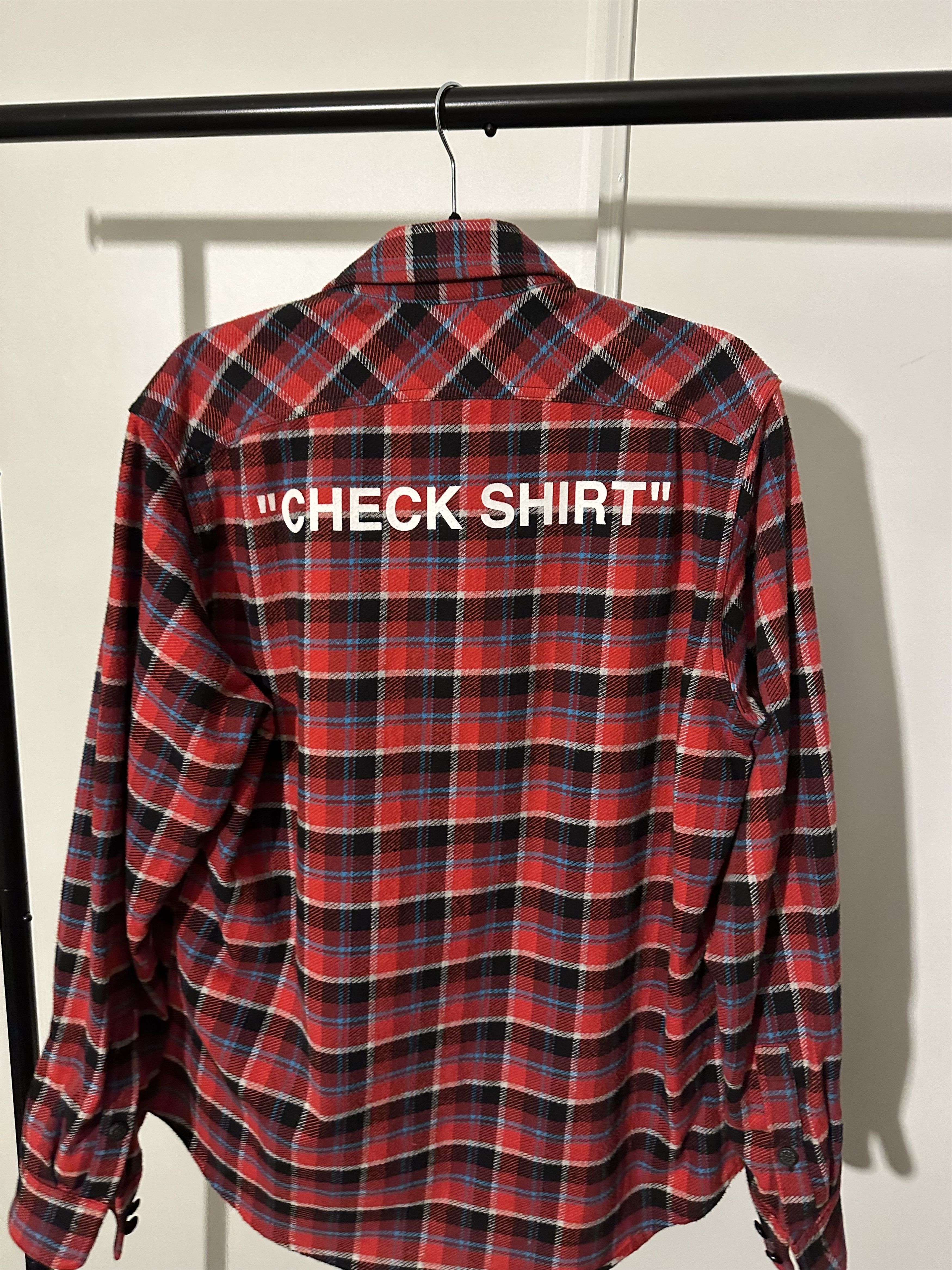 Off-White Off White Check Shirt Flannel Size US M / EU 48-50 / 2 - 2 Thumbnail