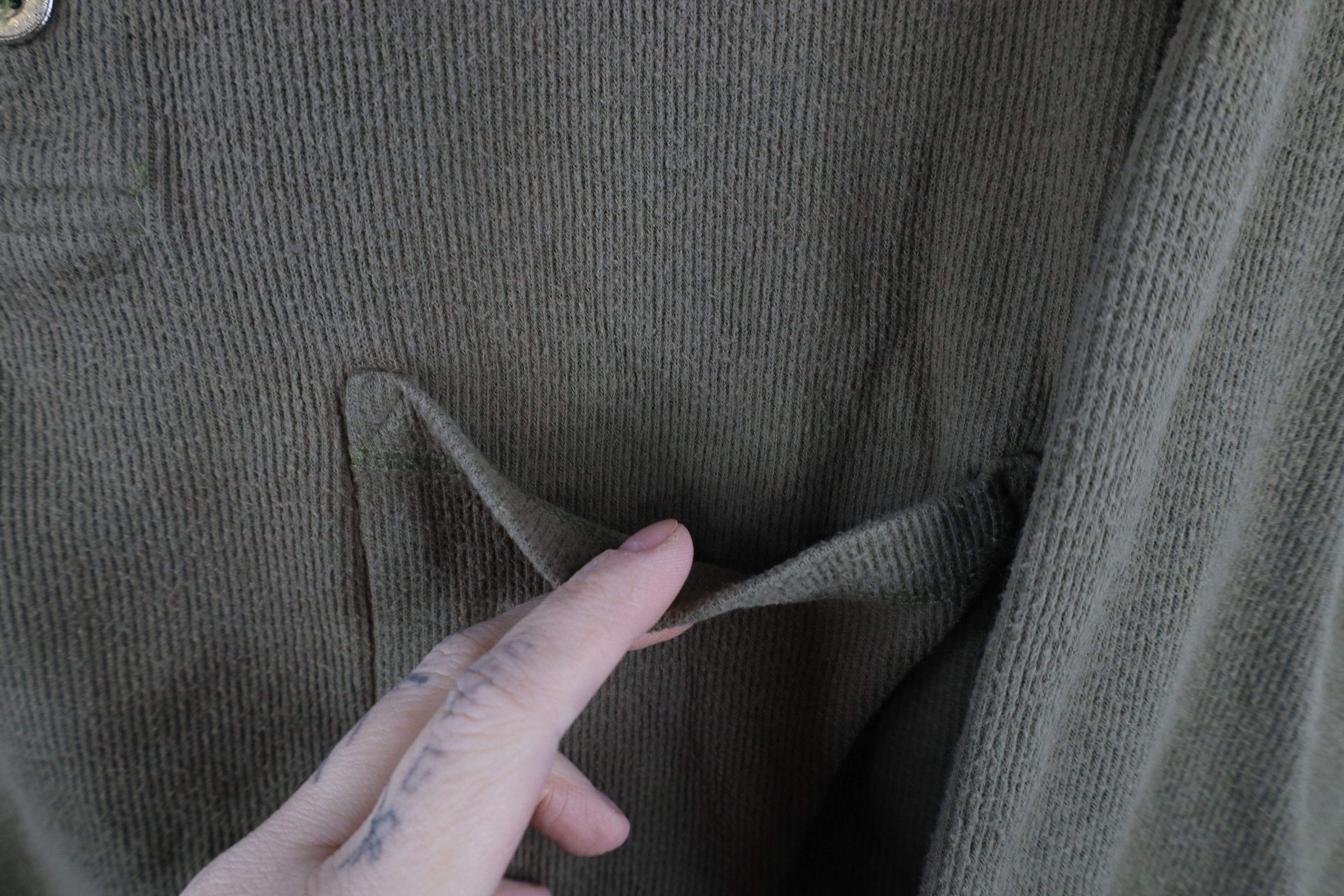 Vintage Vintage 90s Streetwear Knit Long Sleeve Henley T-Shirt Size US S / EU 44-46 / 1 - 5 Thumbnail