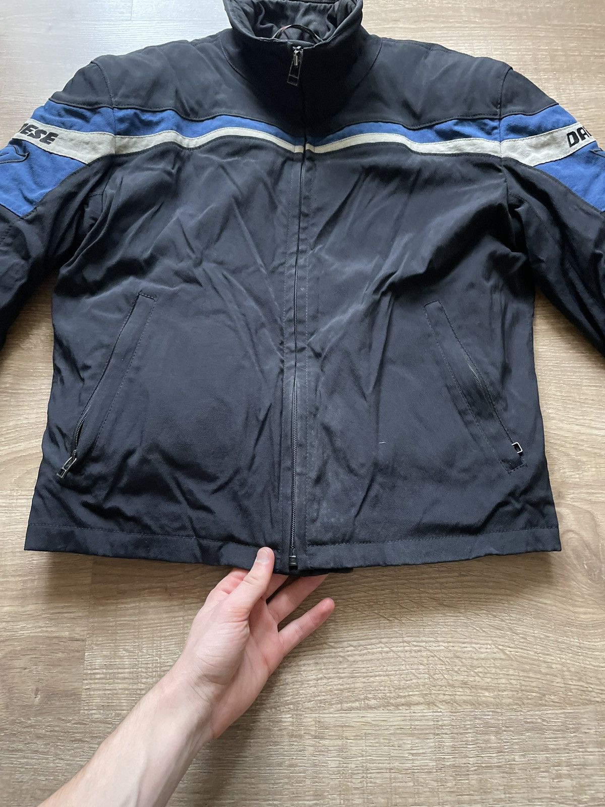 Dainese Vintage Dainese Textile Motorcycle Jacket Black Blue Size US M / EU 48-50 / 2 - 4 Thumbnail