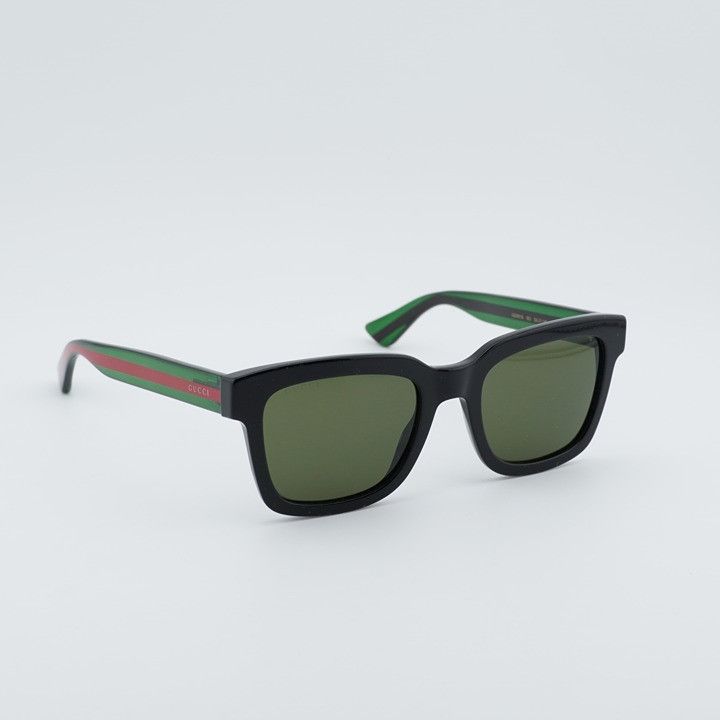 Gucci Gucci GG0001S 002 Men Sunglasses Black Square Frame Size ONE SIZE - 1 Thumbnail