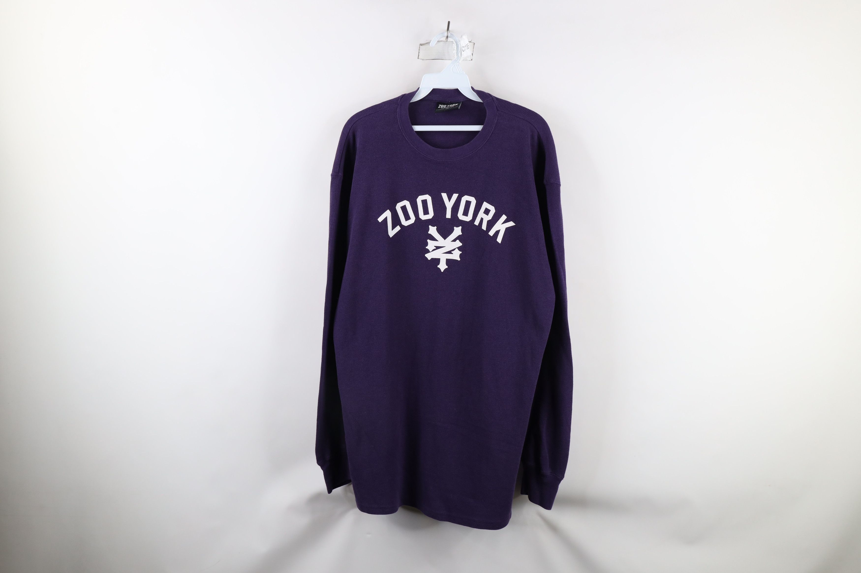 Vintage × Zoo York Vintage Zoo York Skateboarding Knit Long Sleeve T-Shirt Size US XXL / EU 58 / 5 - 1 Thumbnail