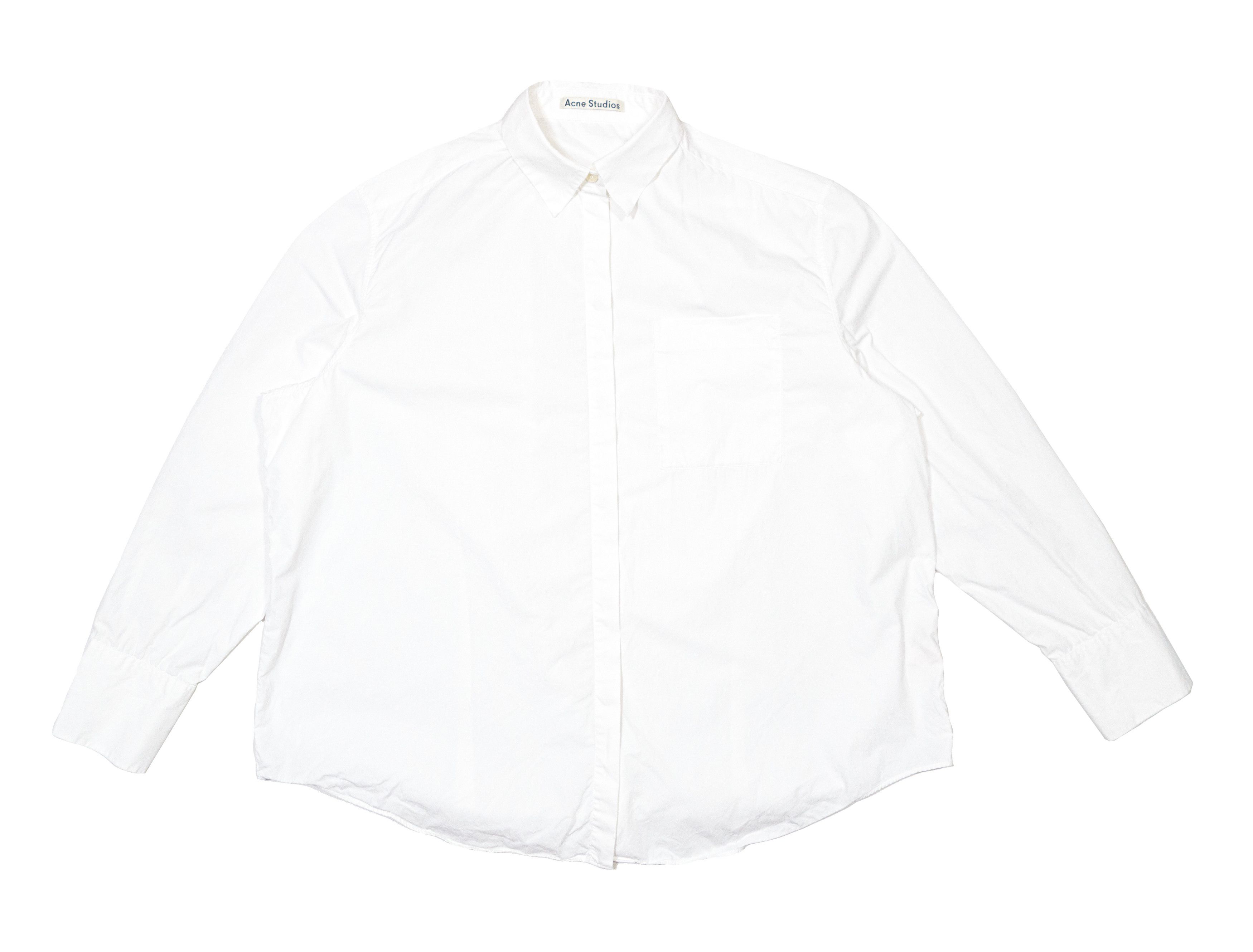 Acne Studios Addle Poplin PSS15 Oversize Shirt Size S / US 4 / IT 40 - 1 Thumbnail