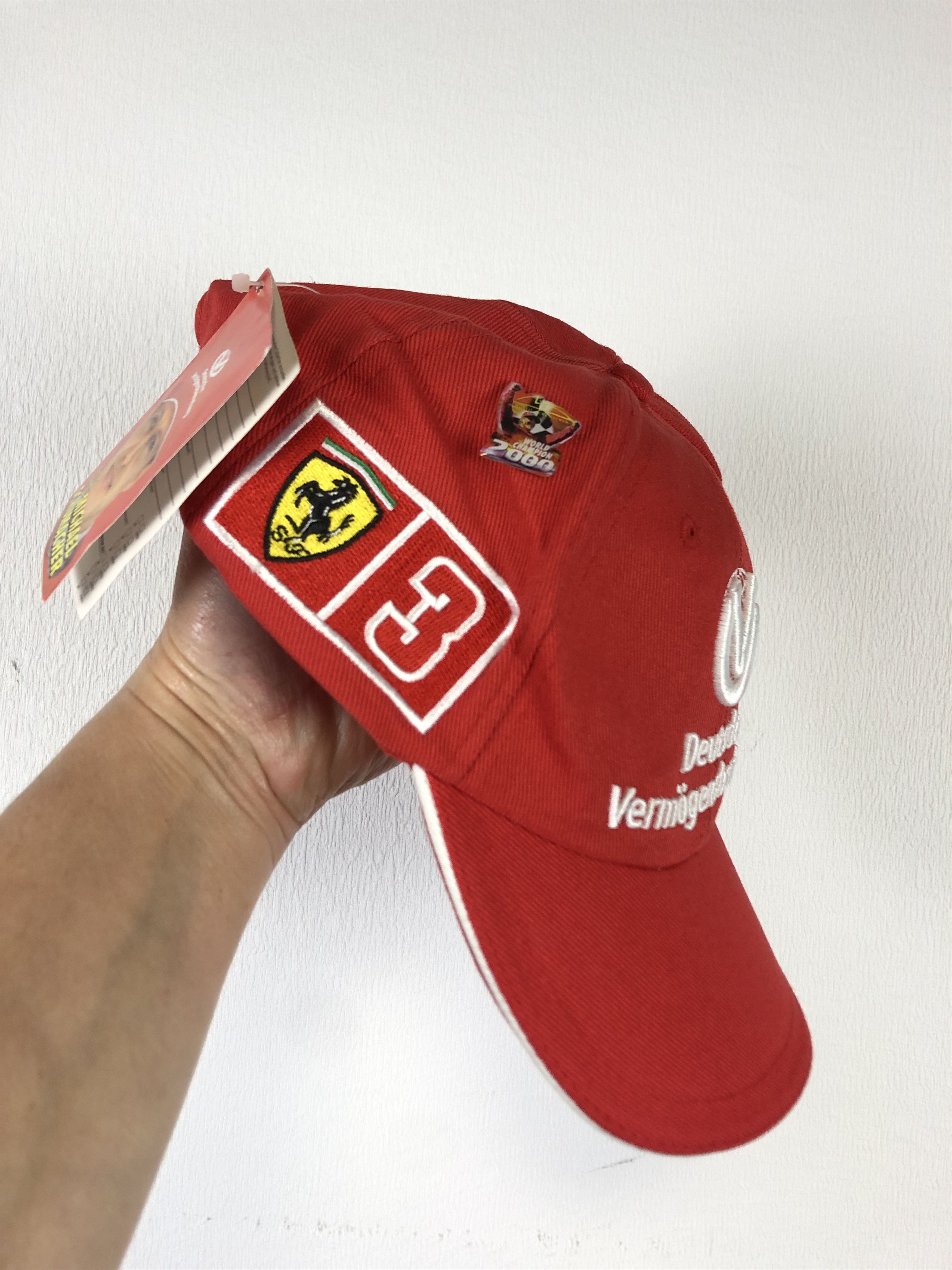 Ferrari × Vintage Vintage Ferrari Snapback Hat Cap Red New Rare Racing Size ONE SIZE - 7 Thumbnail