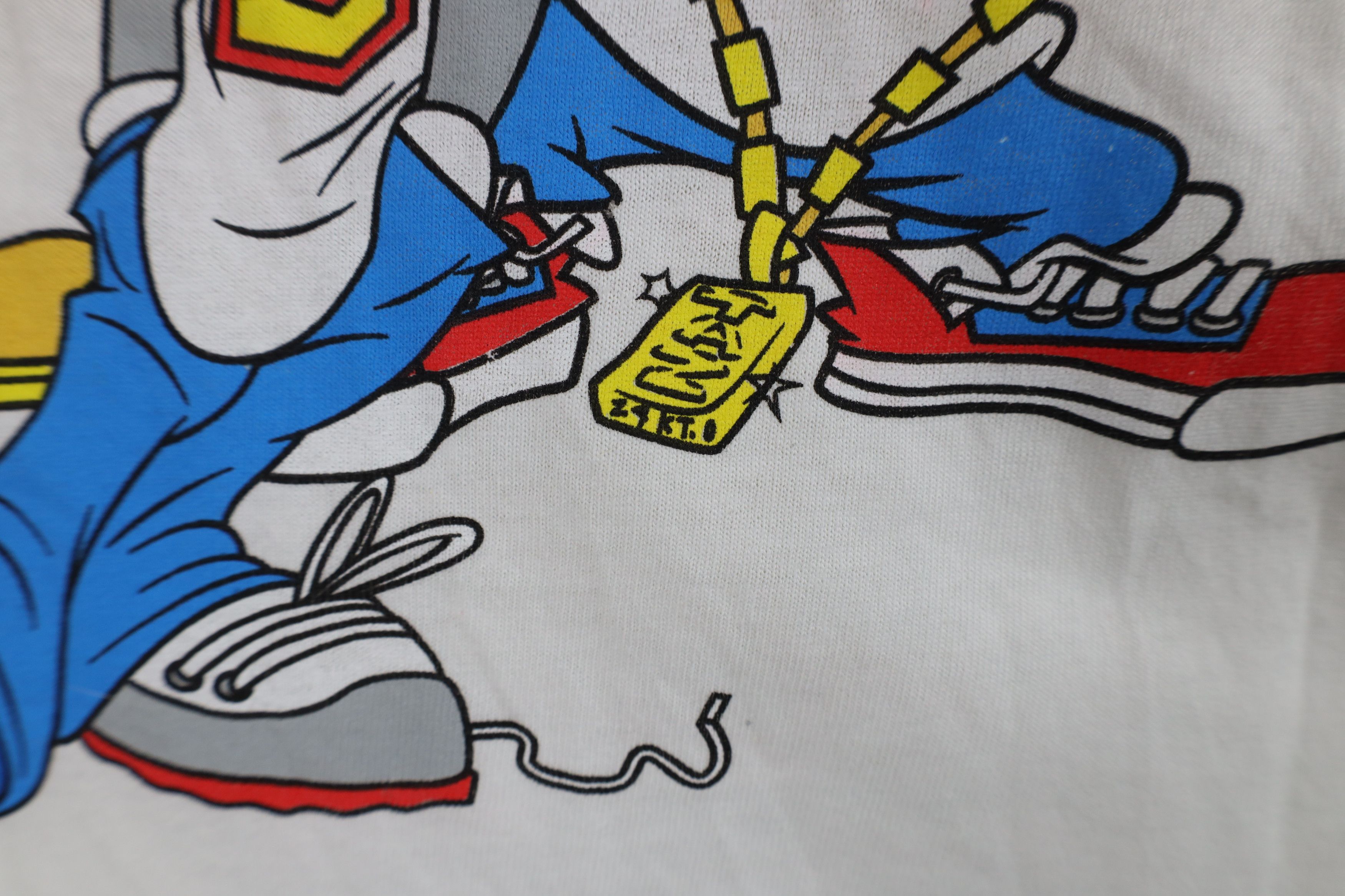 Vintage Retro Y2K Looney Tunes Rap Bugs Bunny Taz Daffy Duck T-Shirt Size US S / EU 44-46 / 1 - 5 Thumbnail