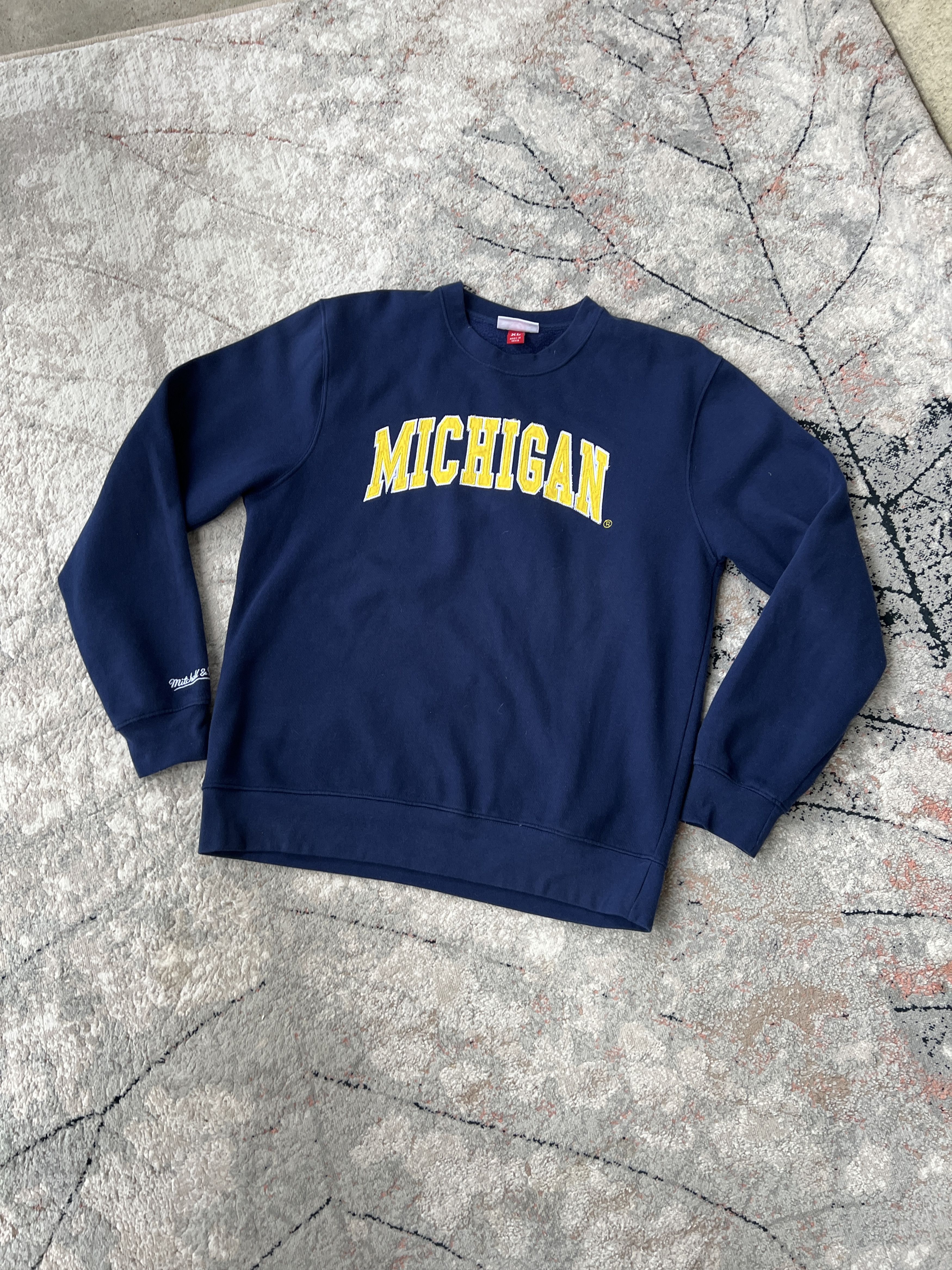 Mitchell & Ness Mitchell & Ness Michigan Sweatshirt Size US XL / EU 56 / 4 - 1 Thumbnail