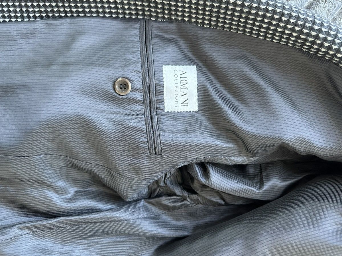 Armani Vintage Jacquard Knit Blazer Size 40R - 3 Thumbnail