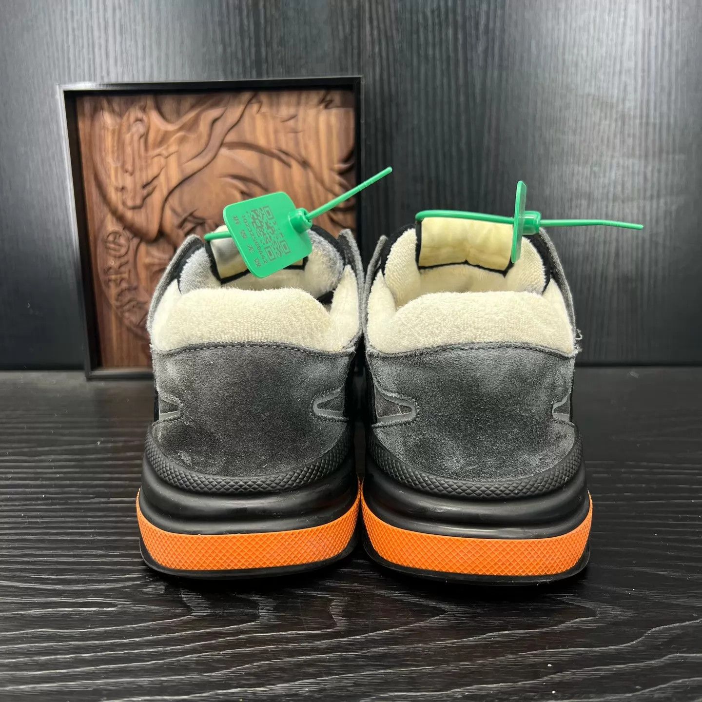 Gucci GUCCI Ultrapace black brown 7/41 mint with box Size US 8 / EU 41 - 5 Thumbnail