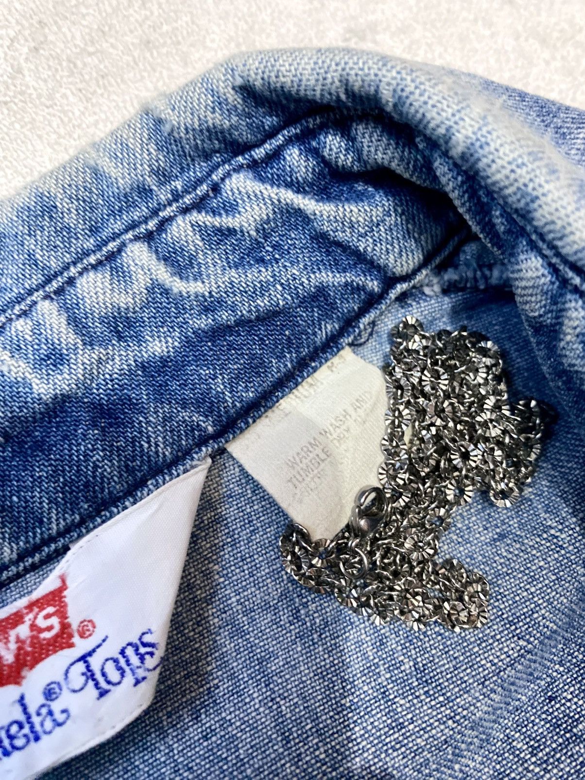 Levi's Vintage 70s Levis Panatela Orange Tab Denim Outershirt Size US M / EU 48-50 / 2 - 12 Thumbnail