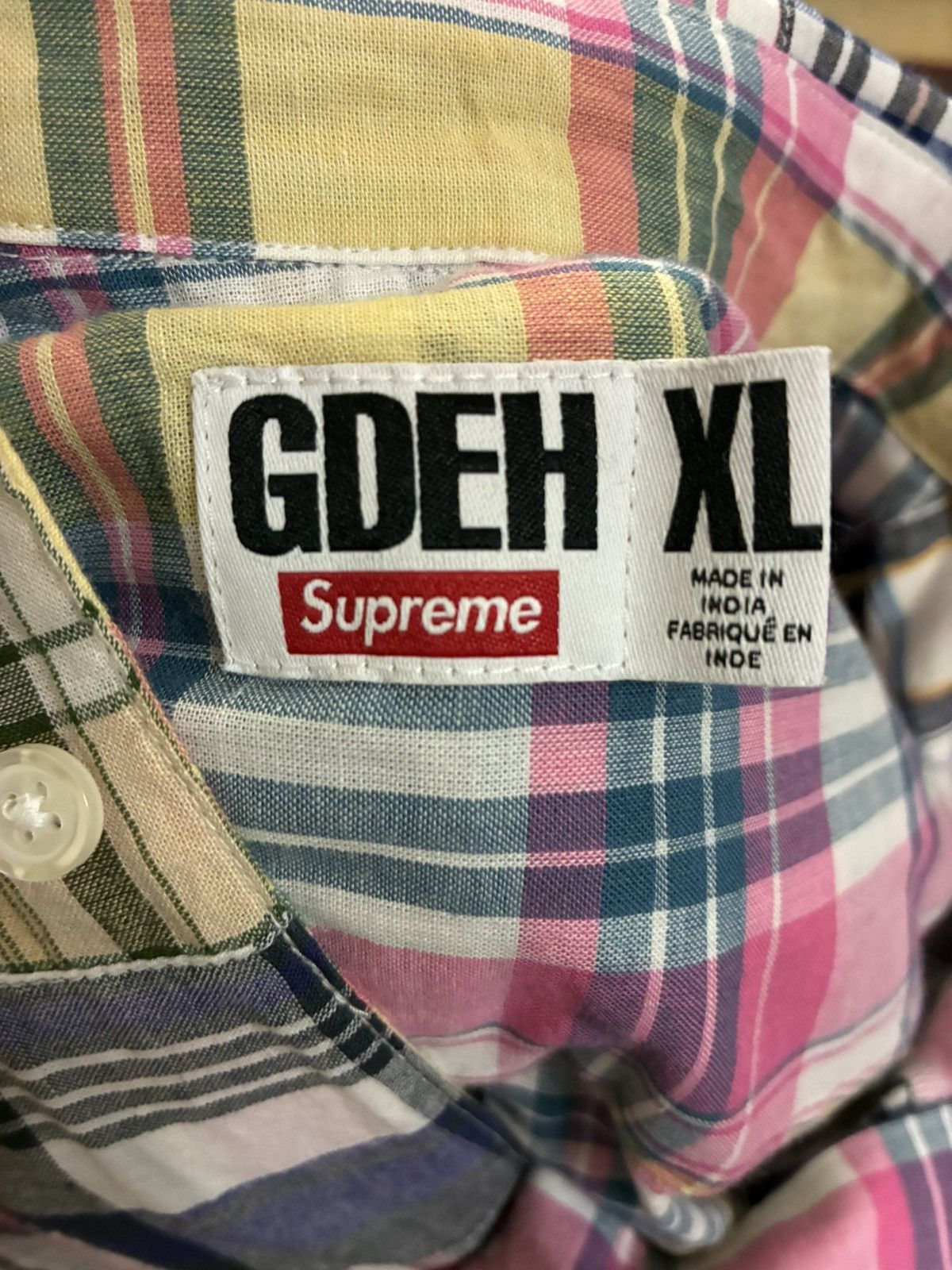 Supreme Supreme GOODENOUGH Patchwork Shirt Size US XL / EU 56 / 4 - 3 Thumbnail