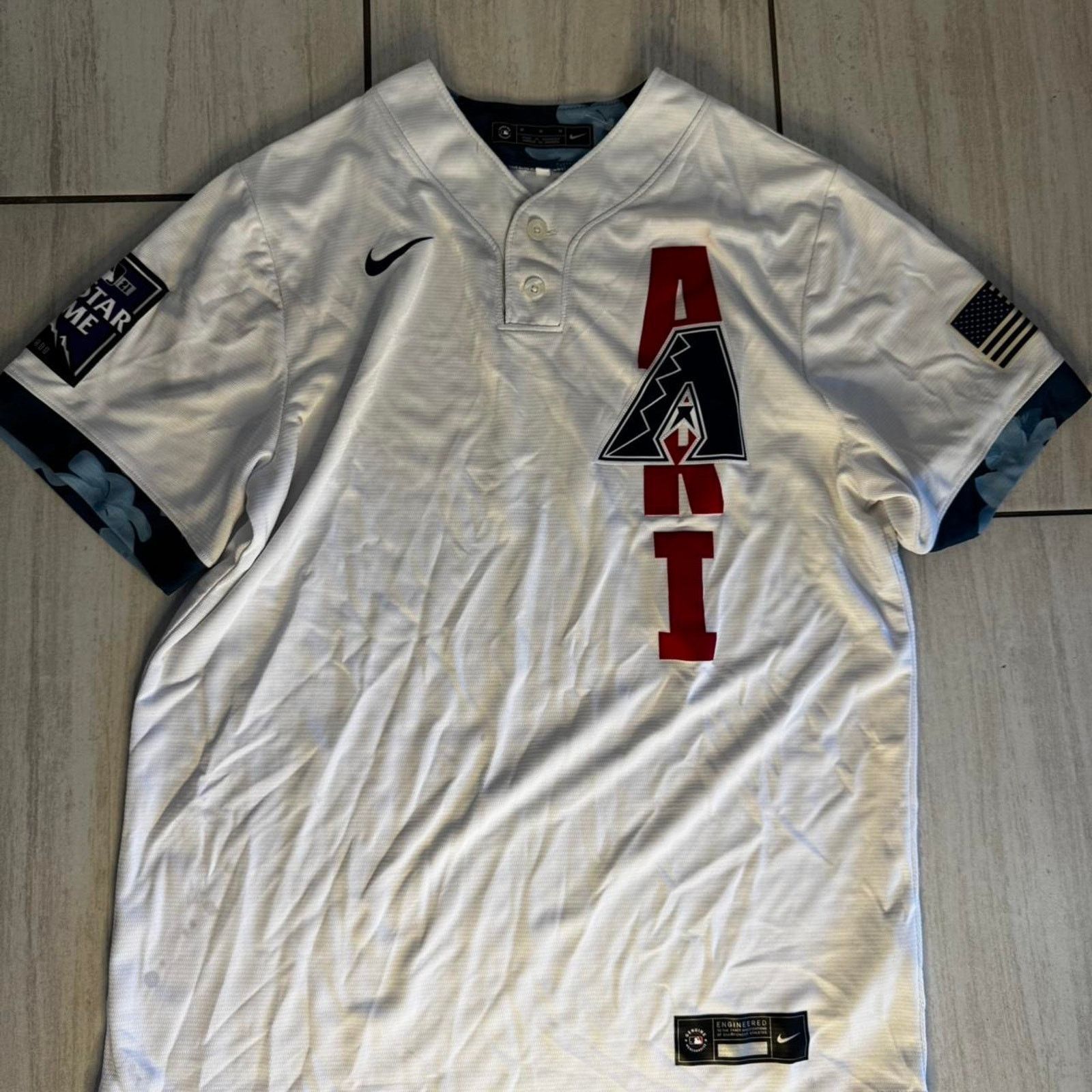 Nike Arizona Diamondbacks All Star Game Jersey Mens White Medium Size US M / EU 48-50 / 2 - 1 Thumbnail