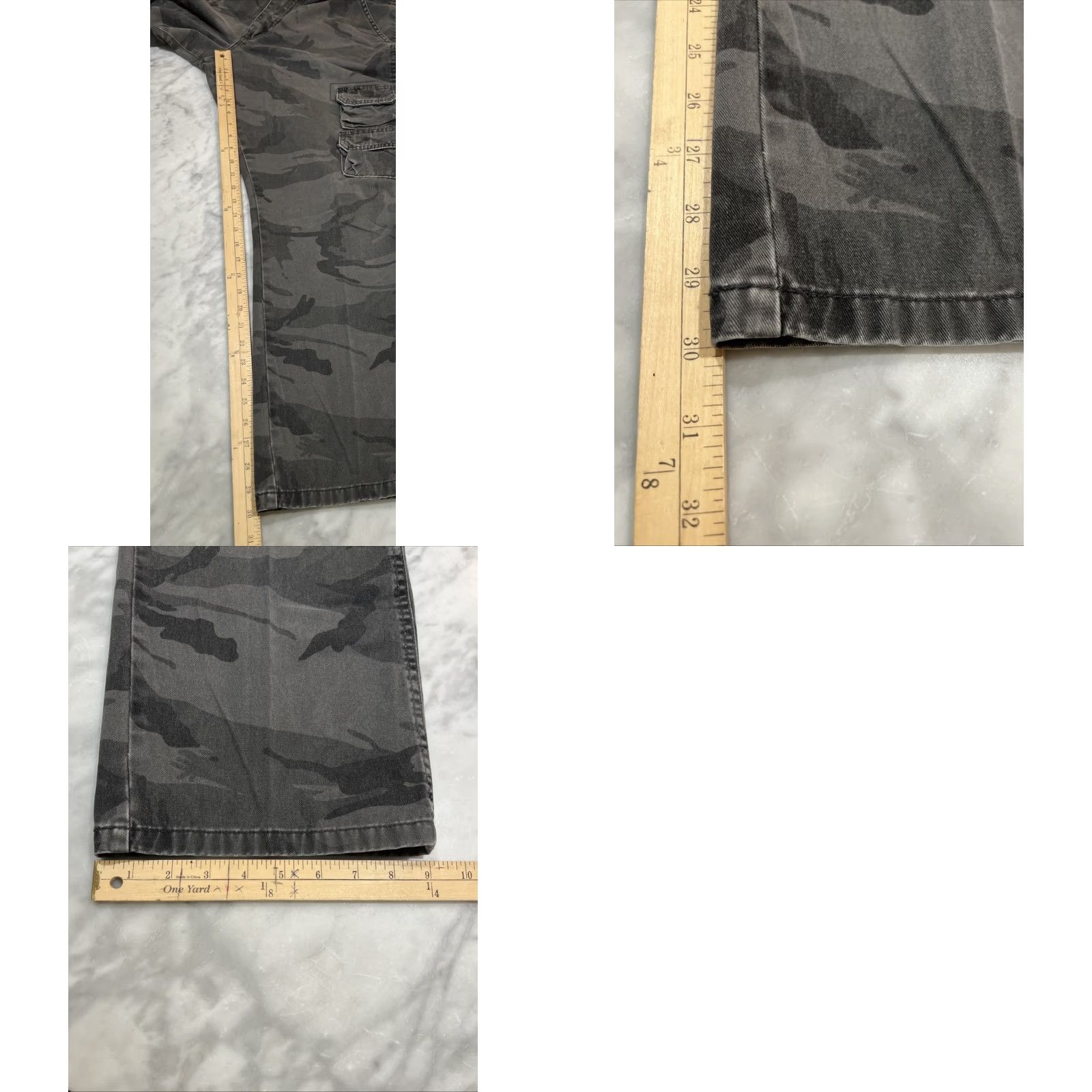 Wrangler Wrangler Jeans Cargo Camo 36x32 Faded Gray 70BRWGL Cotton Hunting Men Size US 36 / EU 52 - 10 Thumbnail