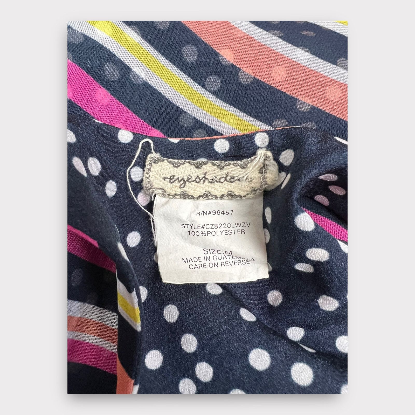 Macys Eyeshadow | Striped Polka Dot Sundress | Medium Size M / US 6-8 / IT 42-44 - 10 Thumbnail
