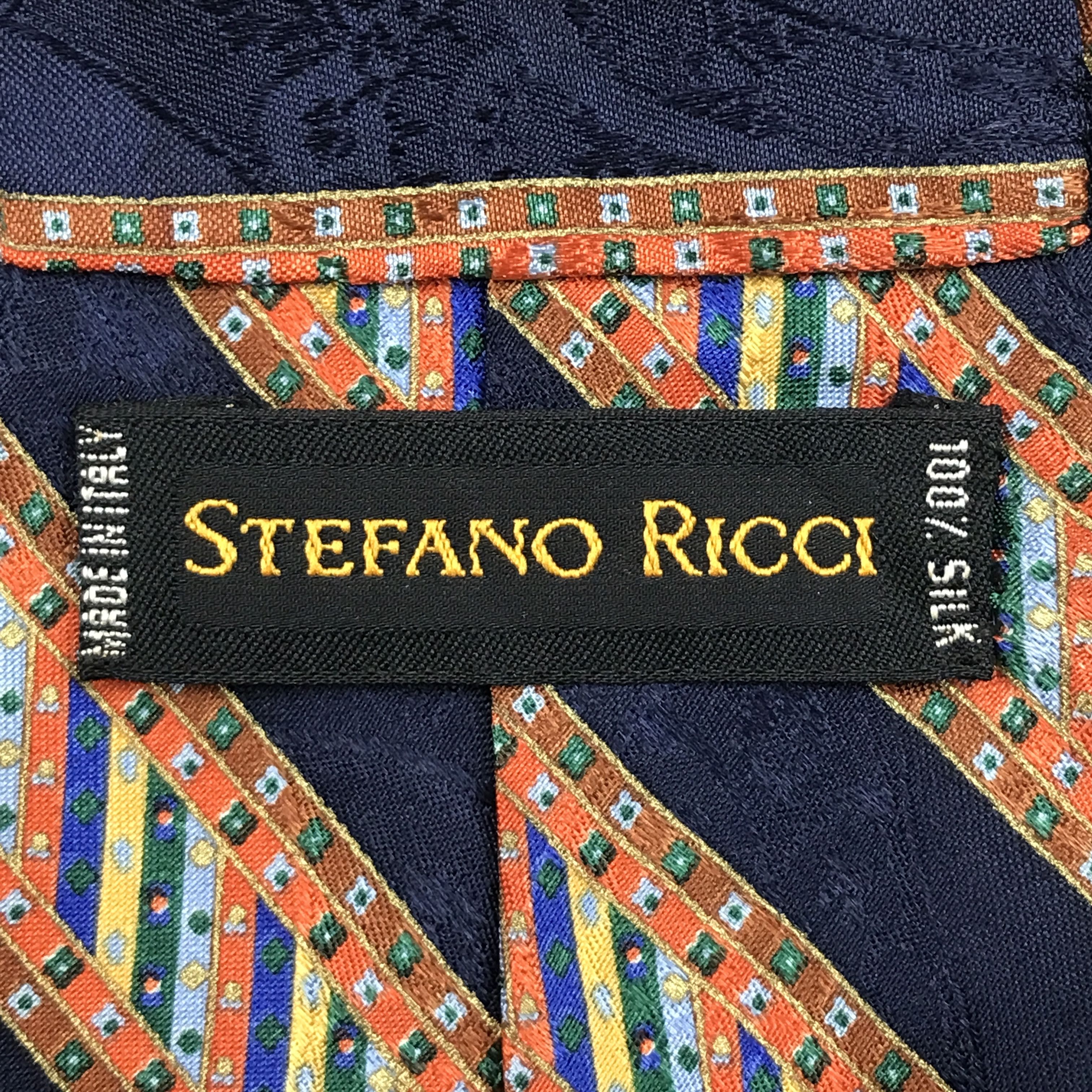 Stefano Ricci × Vintage Vintage Stefano Ricci Silk Necktie Size ONE SIZE - 6 Thumbnail