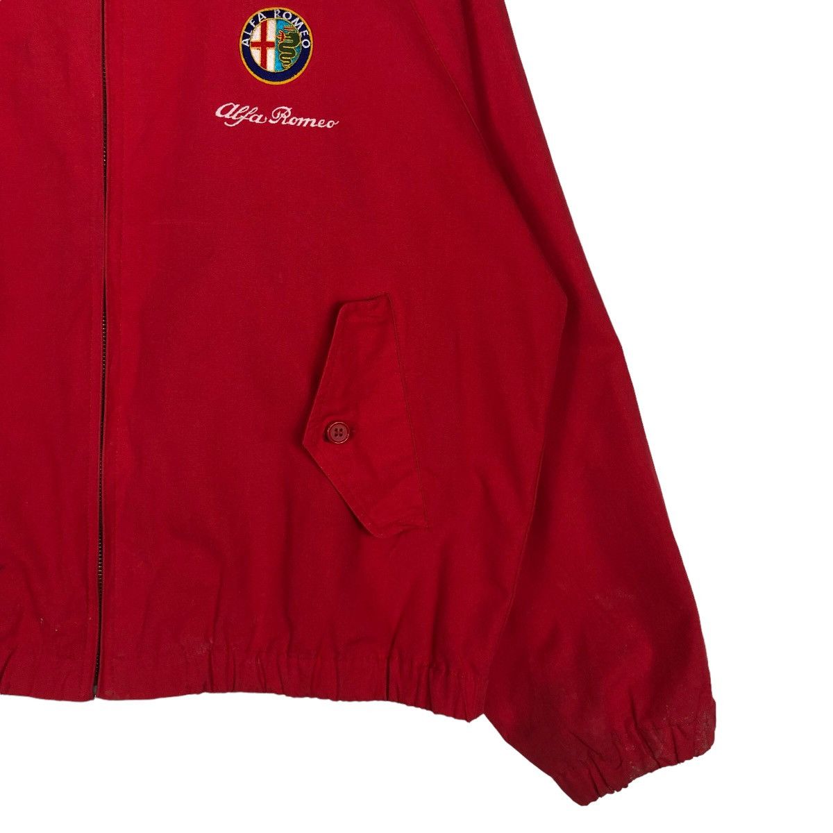 Japanese Brand 🔥Vintage Bomber Jacket Alfa Romeo Big Logo Car Jacket Size US M / EU 48-50 / 2 - 5 Thumbnail