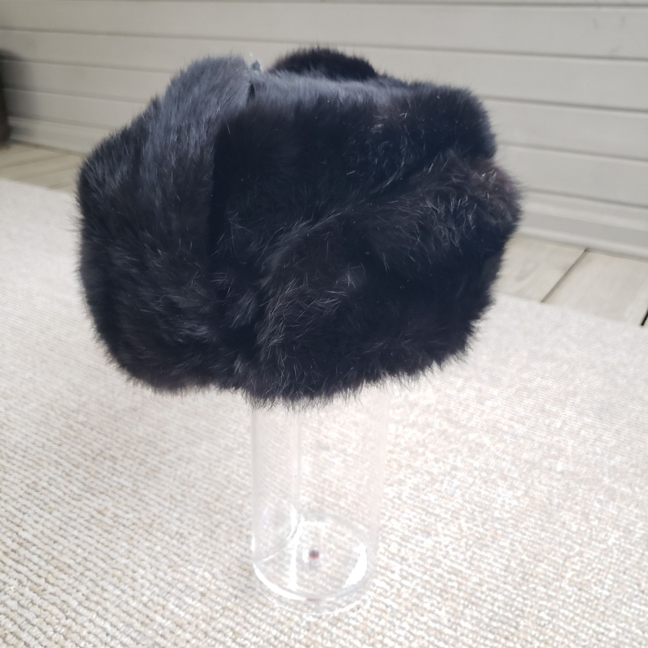 Other Genuine Mink Fur Hat - Ushanka Rot Front Size ONE SIZE - 2 Thumbnail