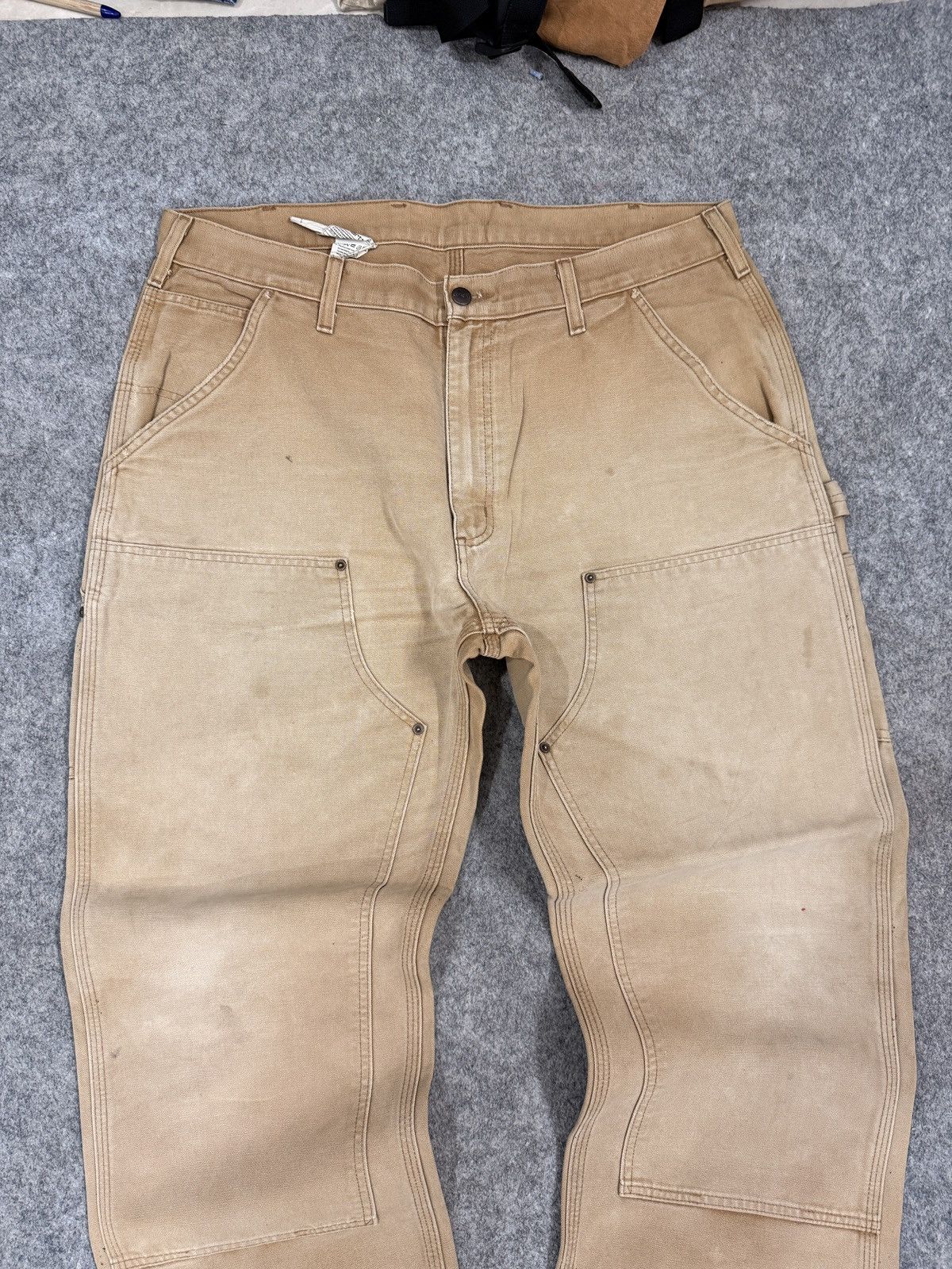 Carhartt Vintage Carhartt EB 136 BRN Double Knee Denim Size US 38 / EU 54 - 2 Thumbnail