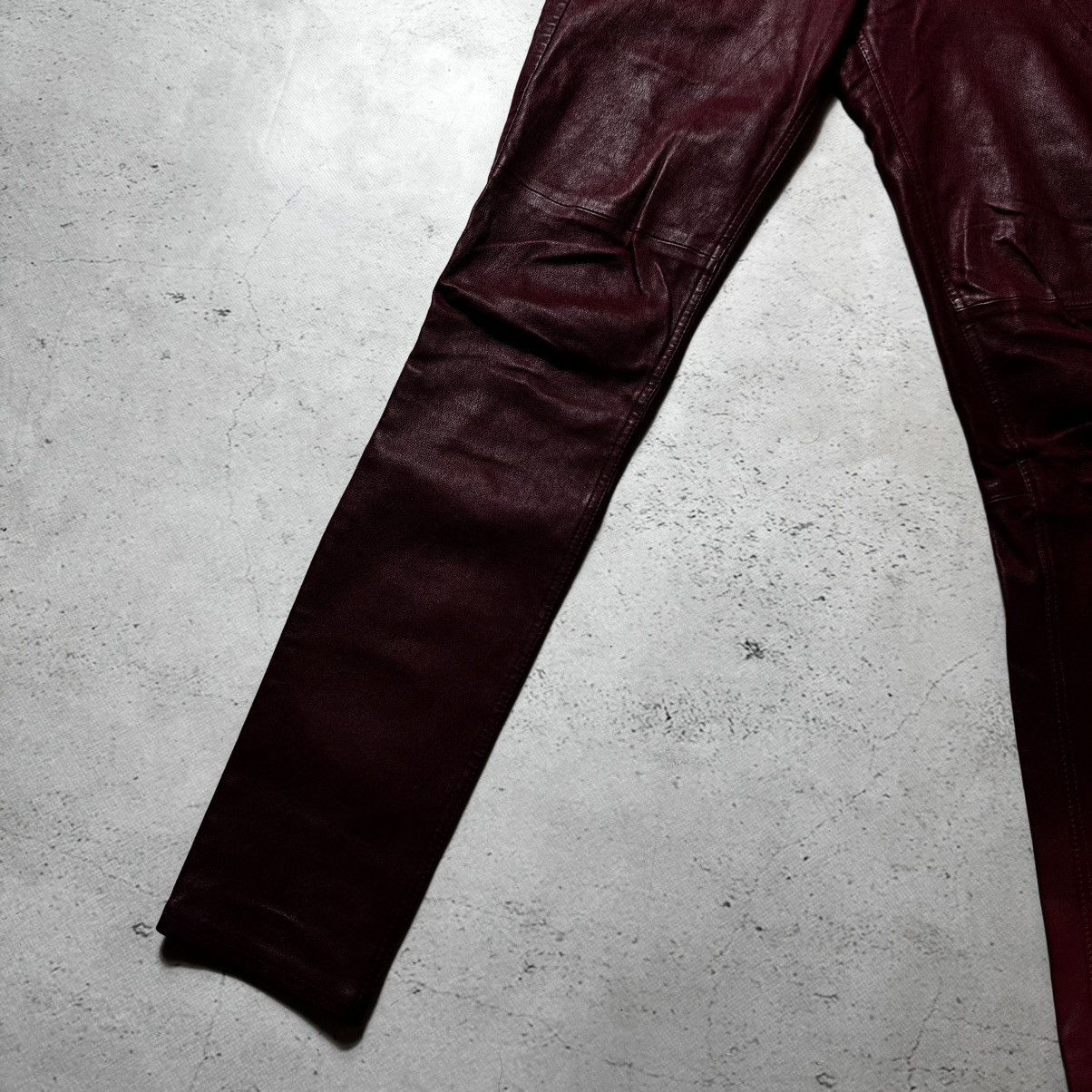 Japanese Brand vintage vampire red leather pants playboy carti style Size 26" / US 2 / IT 38 - 3 Thumbnail
