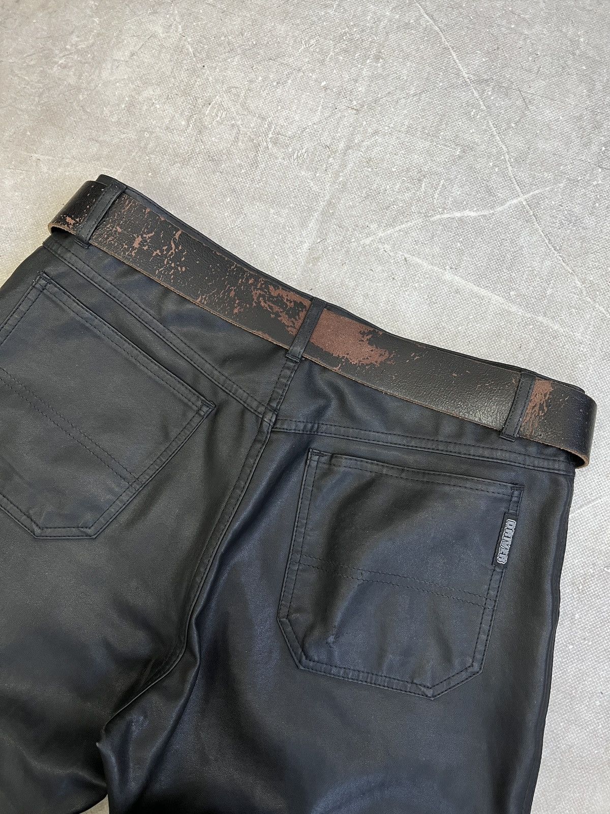 Diesel Leather Diesel avant garde gothic leather belt y2k Size ONE SIZE - 2 Thumbnail