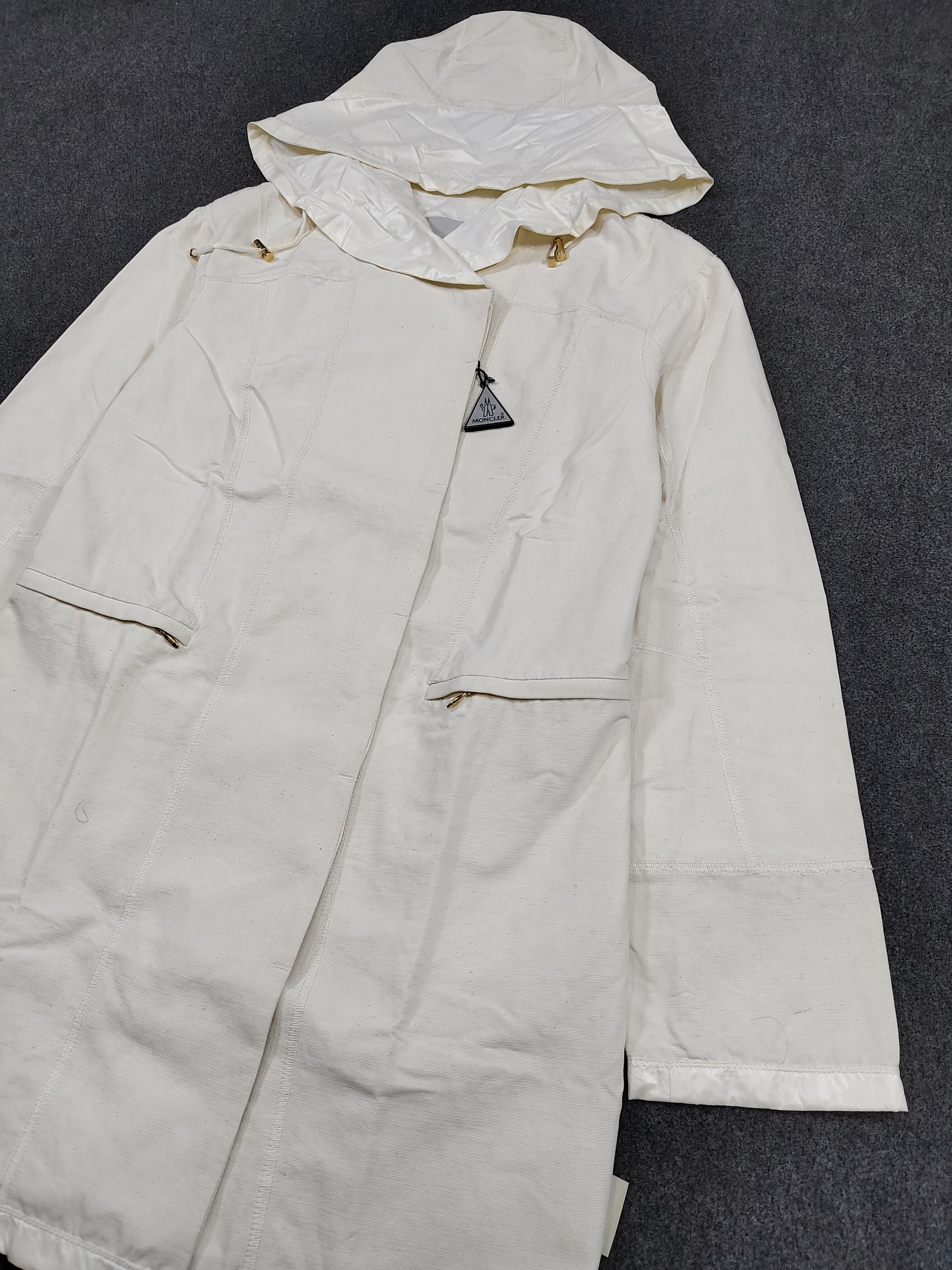 Moncler 00s Moncler Premier Camilla Minimal Luxury Hooded Coat Jacke Size S / US 4 / IT 40 - 6 Thumbnail