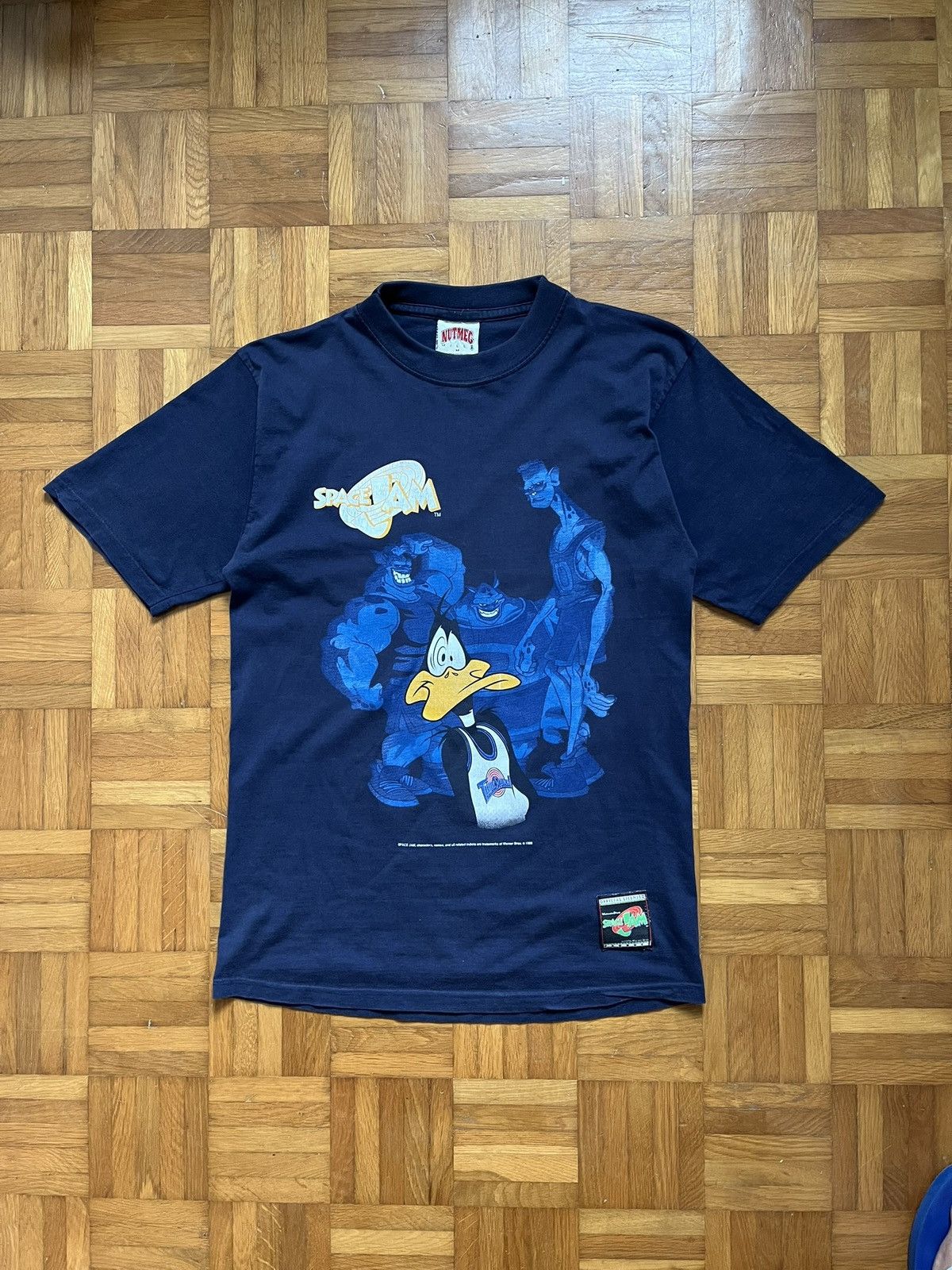 Nutmeg Super Rare Nutmeg x Space Jam vintage ‘90 t-shirt Size US M / EU 48-50 / 2 - 2 Thumbnail