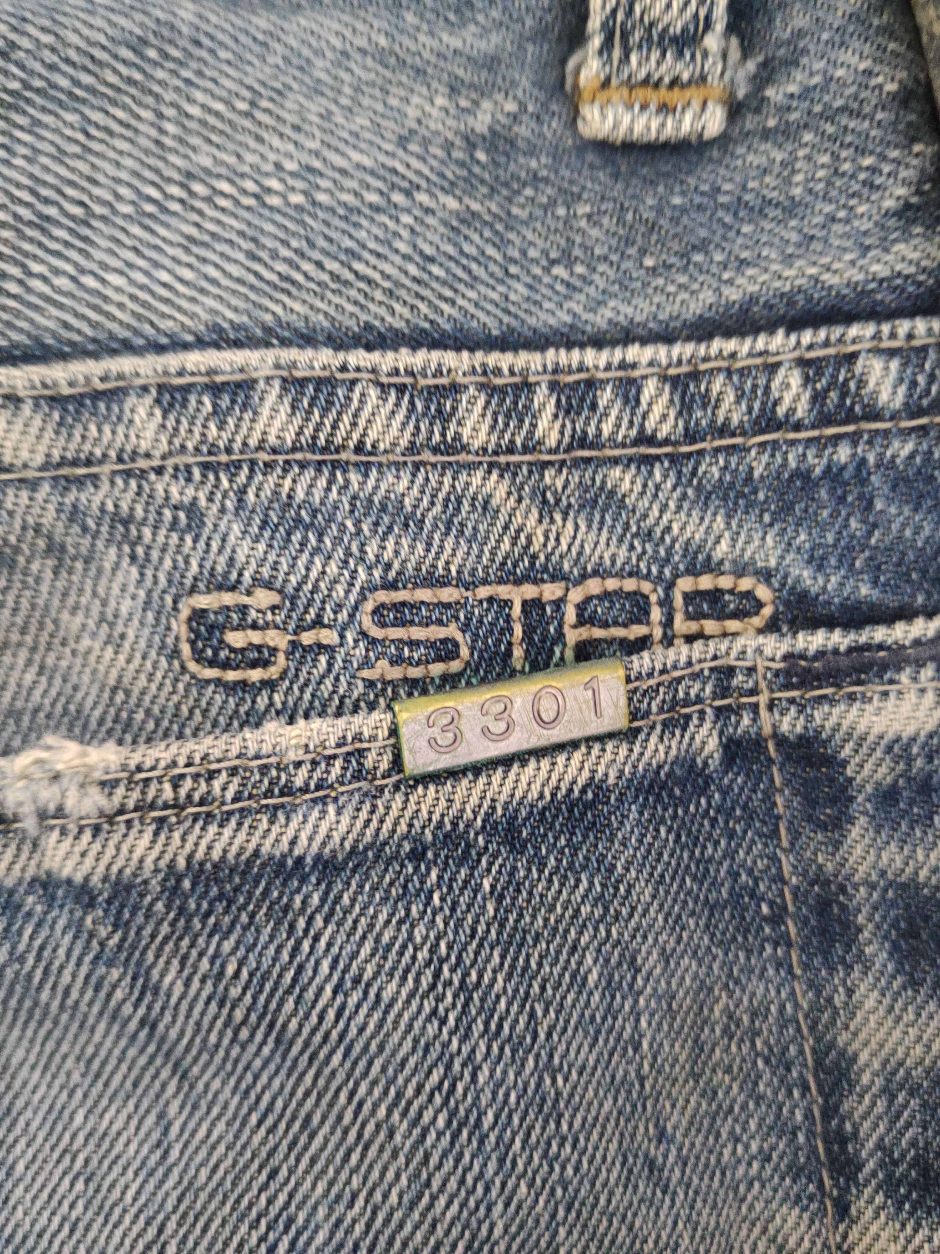 G-Star DL G-star Raw Blue Distressed Ripped Jeans #46-963 Size US 31 - 14 Thumbnail