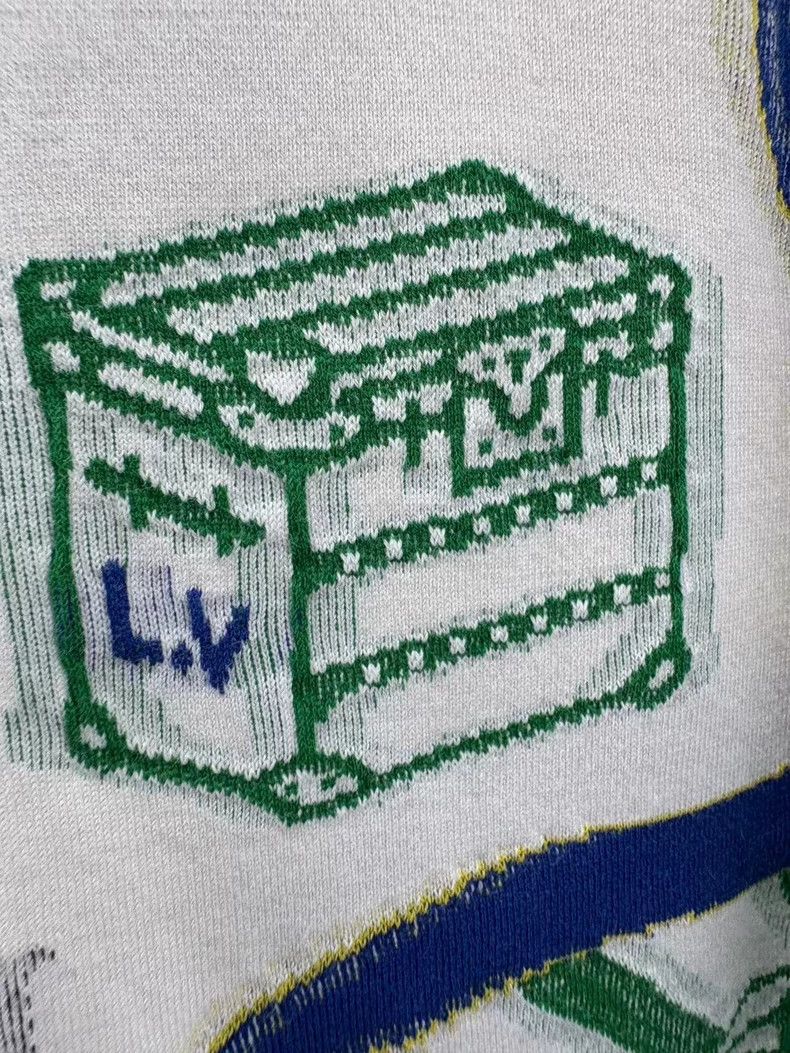 Louis Vuitton LOUIS VUITTON Iron Tower Embroidered Flying Thread Short Sl Size US M / EU 48-50 / 2 - 3 Thumbnail