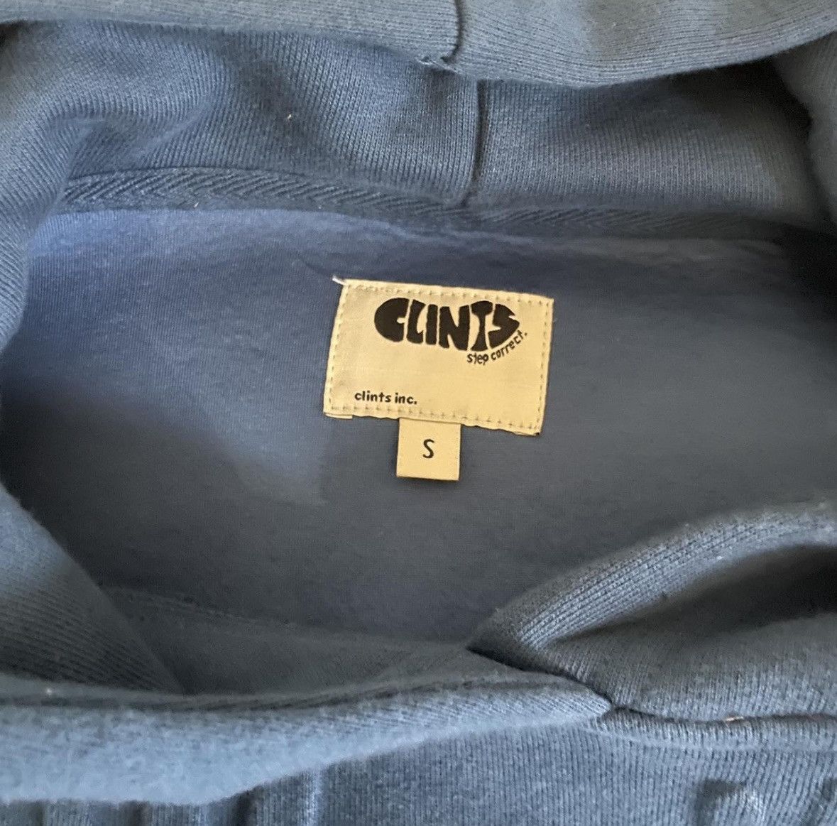 Clints Clint’s Inc Blue Stencil Hoodie Size US S / EU 44-46 / 1 - 2 Thumbnail