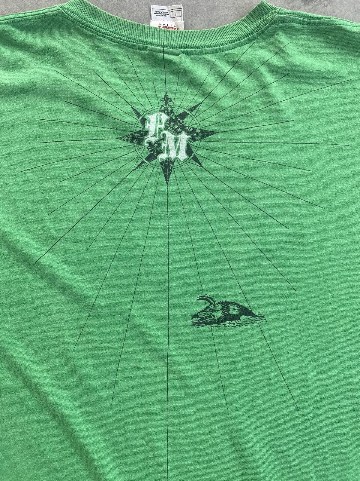 Vintage VINTAGE FLOGGING MOLLY OVERPRINT BAND TEE Size US L / EU 52-54 / 3 - 5 Thumbnail