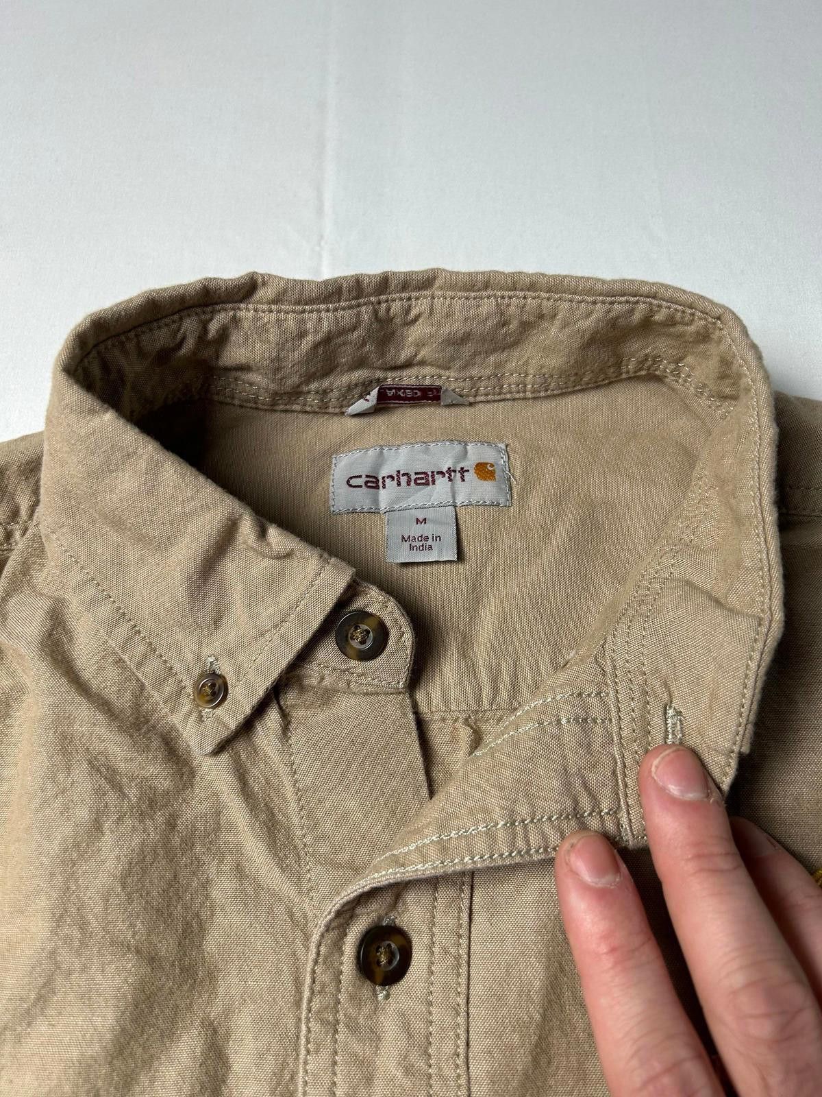 Carhartt Carhartt Pocket Shirt Heavyweight Overshirt Workwear Tan Size US M / EU 48-50 / 2 - 4 Thumbnail