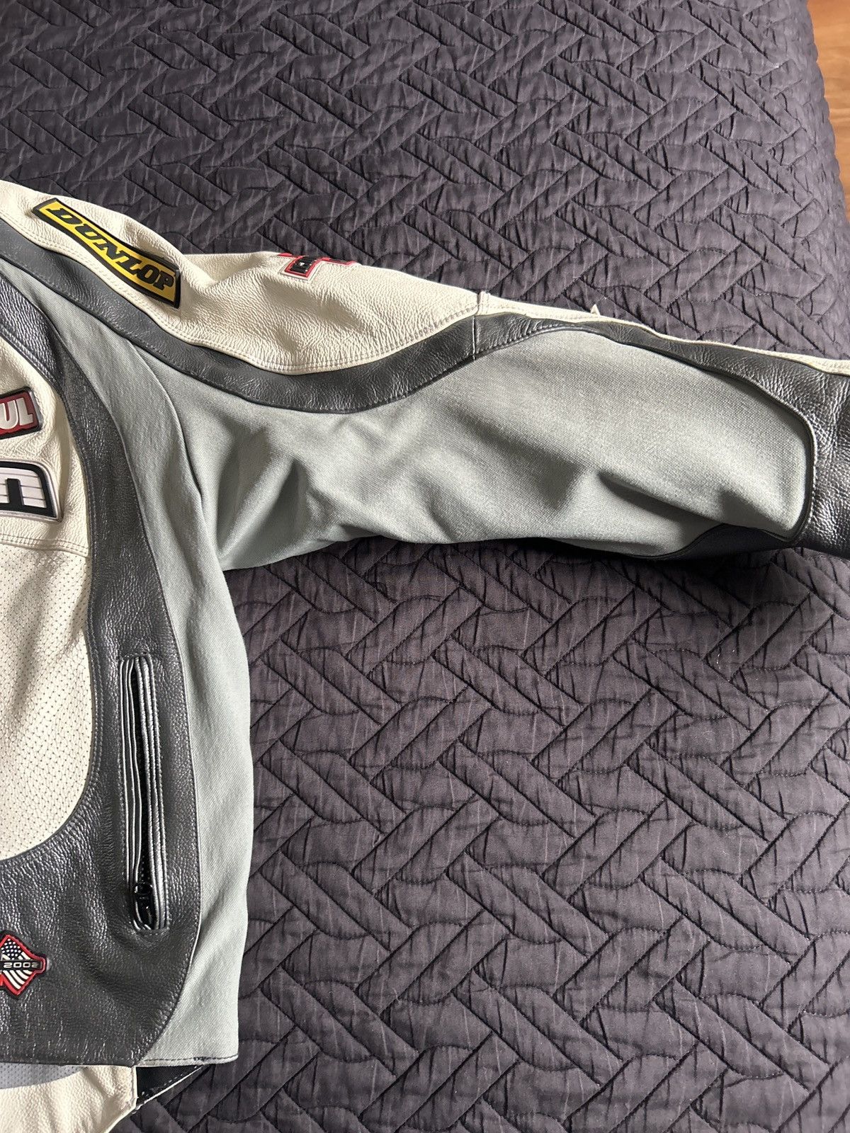 Vintage Icon racing white leather motorcycle jacket Size US M / EU 48-50 / 2 - 3 Thumbnail