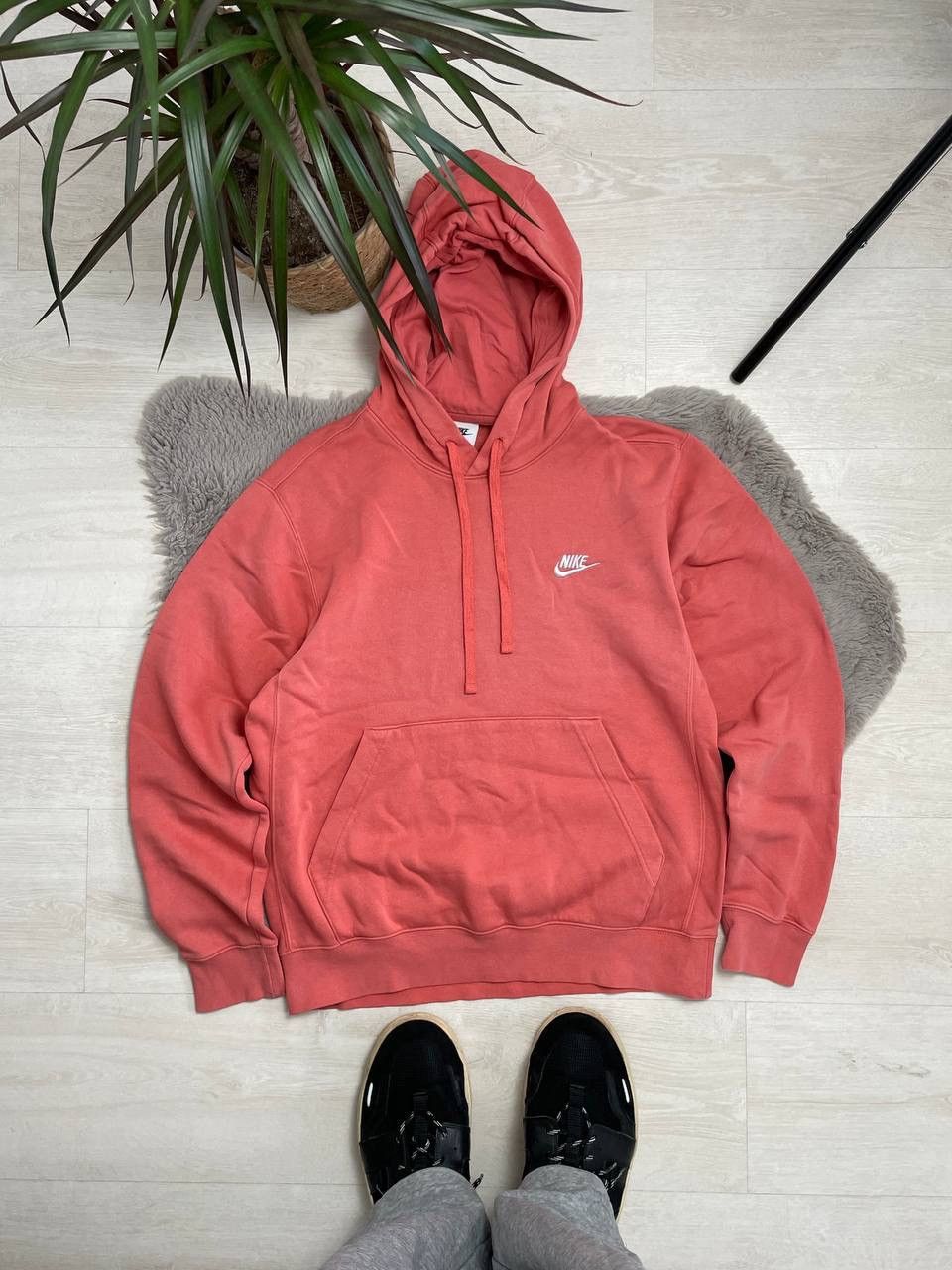 Nike Nike Oversized Boxy Fit Hooded CENTER Swoosh Y2k Size US S / EU 44-46 / 1 - 1 Thumbnail