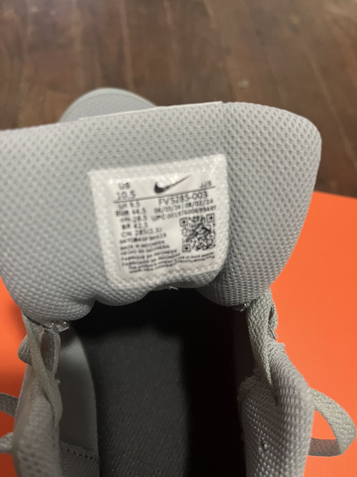 Nike Nike Revolution 6 Running Shoes Gray/Black Brand New Size US 10.5 / EU 43-44 - 6 Thumbnail