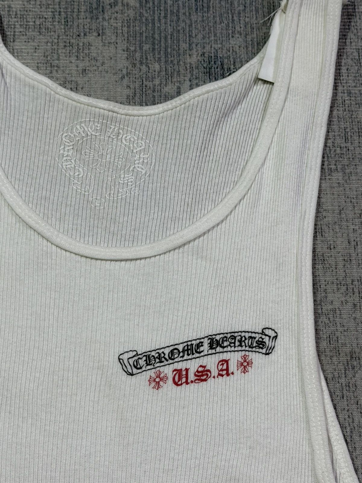 Chrome Hearts USA Flag AMFLAG Tanktop Size US L / EU 52-54 / 3 - 8 Thumbnail