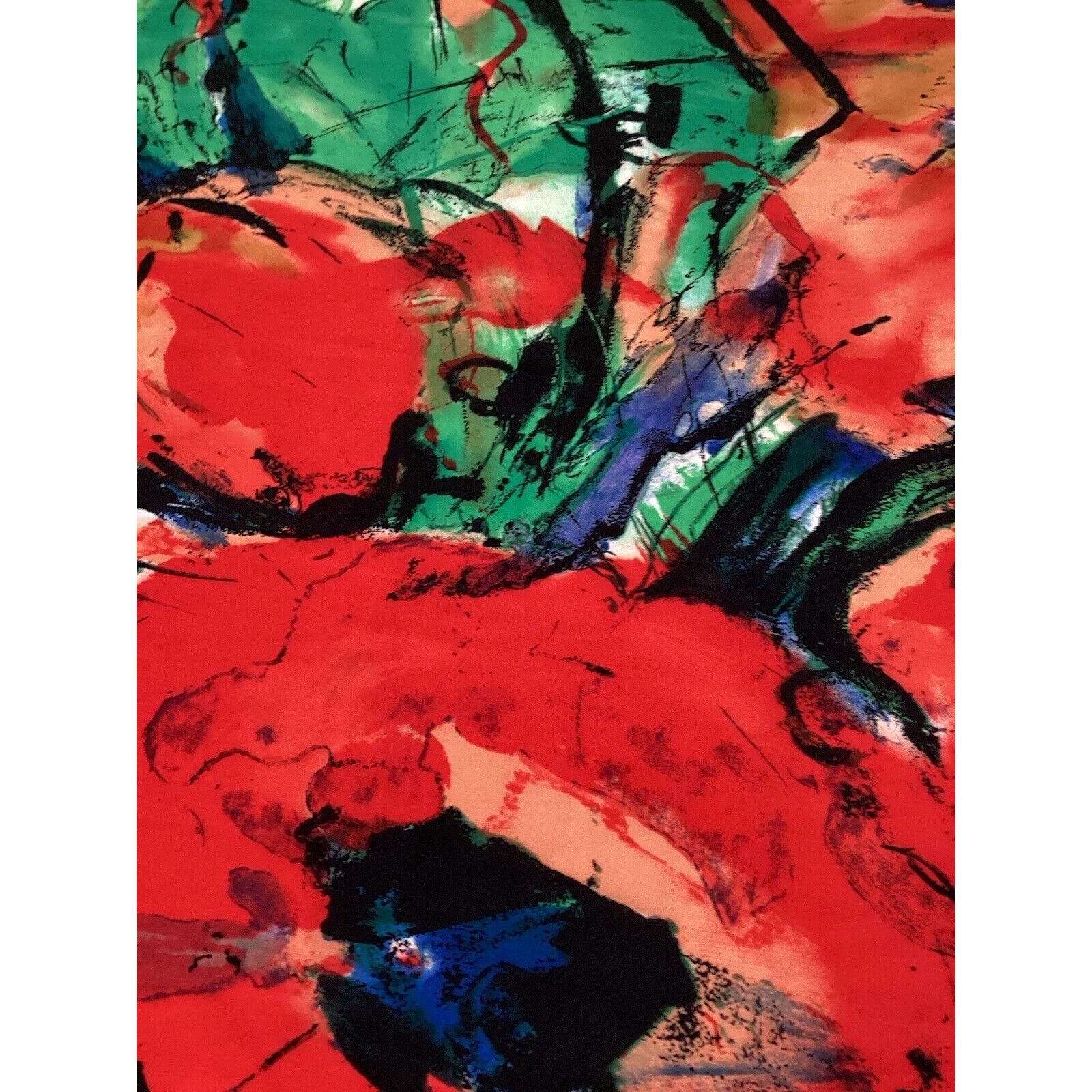 Other CODELLO Multicolor Art Print Silk Scarf 35.5" - 34.5´´ EX CO Size ONE SIZE - 7 Thumbnail