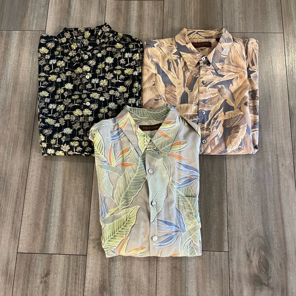 Tori Richard Tori Richard Lot of 3 Casual Buttonup Shirt Men XL Bin G-45 Size US XL / EU 56 / 4 - 1 Thumbnail