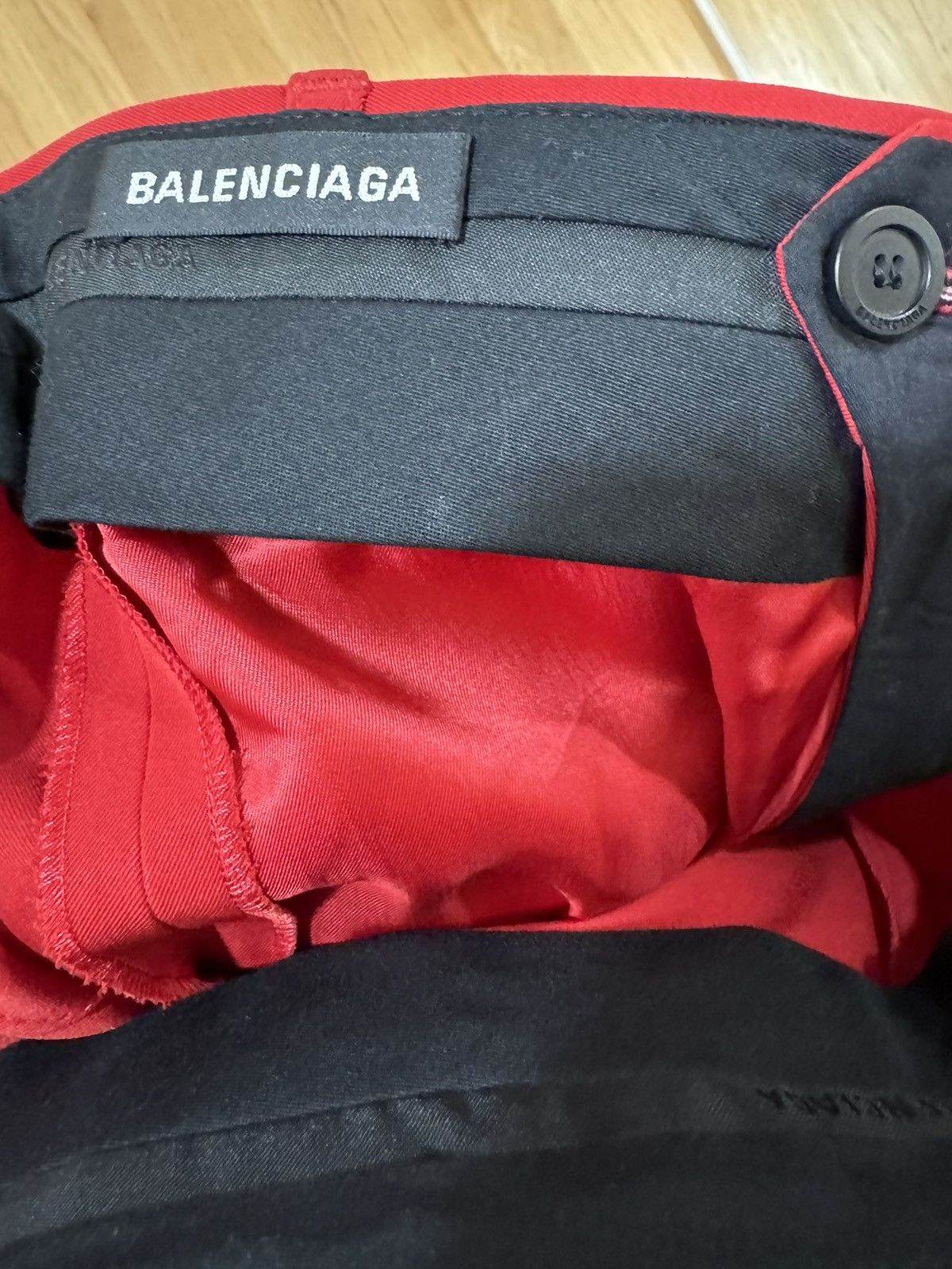 Balenciaga SS19 Red Fluid Trouser Size US 30 / EU 46 - 5 Thumbnail