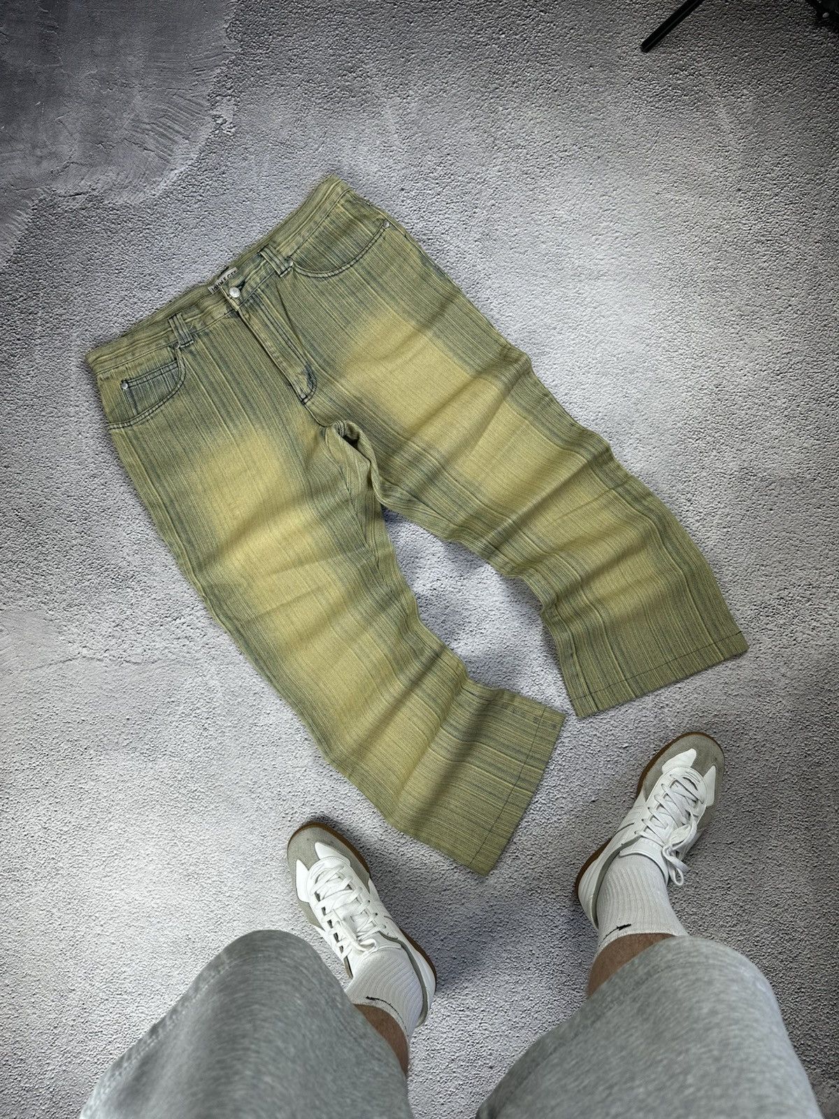 Other Diesel Style Vintage Stripe Flared Jeans Washed Y2K Faded Sk Size US 36 / EU 52 - 5 Thumbnail