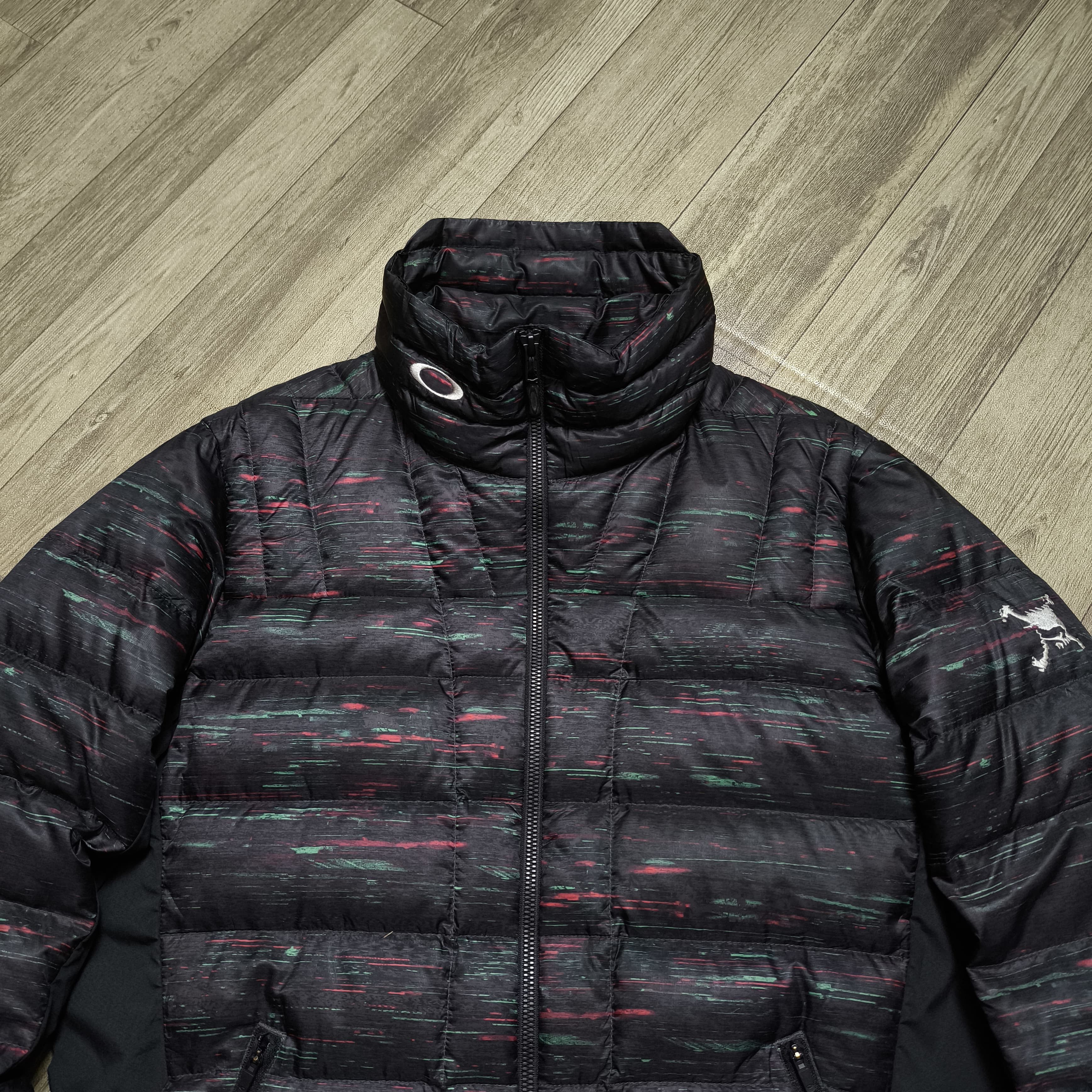 Montbell Oakley Skull Multi Colour Puffer Down Jacket Size US M / EU 48-50 / 2 - 3 Thumbnail