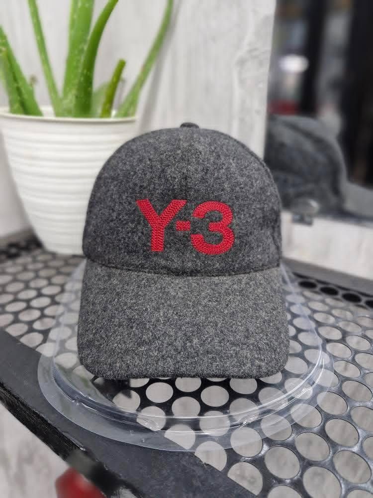 Adidas × Y-3 × Yohji Yamamoto Y-3 Yohji Yamamoto Wool Logo Cap (M) Size ONE SIZE - 1 Thumbnail