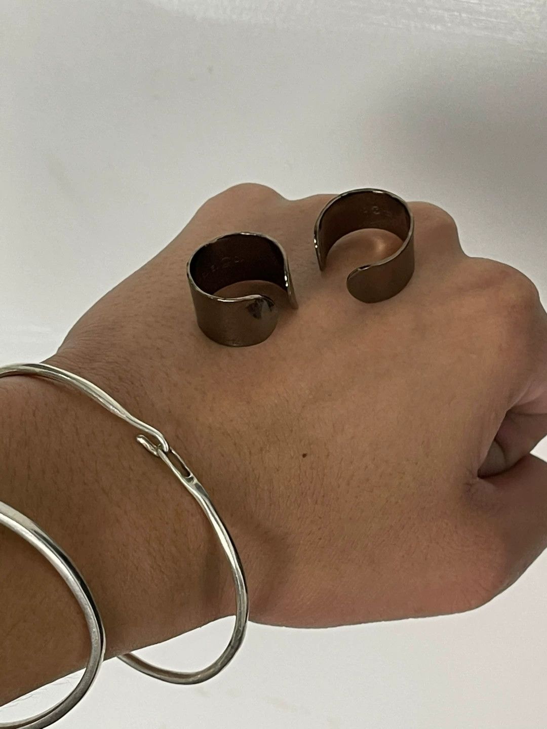 Maison Margiela Maison Martin Margiela Iron Gray Ring Size ONE SIZE - 1 Thumbnail